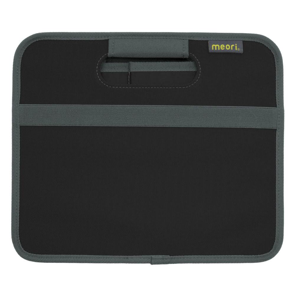 Meori Classic Collection 4, 6.5, & 8 Gallon Foldable Storage Boxes, Lava Black