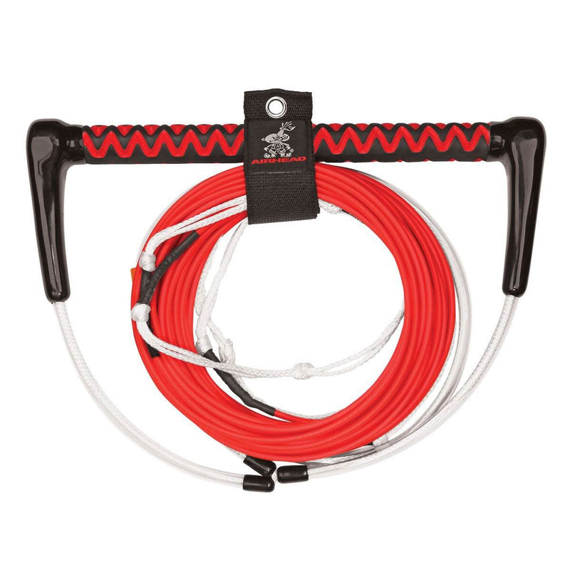 Airhead AHWR-8 Dyneema 70 Foot 4 Section Boat Wakeboard Tow Rope, Red (Open Box)