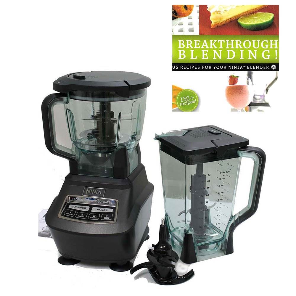 Ninja Mega Kitchen System Blender Mixer w/ Cookbook (Manufacture Refurbished)
