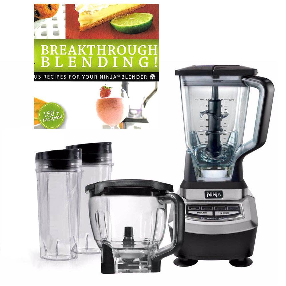 Ninja Supra Food Processor Blender System w/ Cookbook (Refurbished)