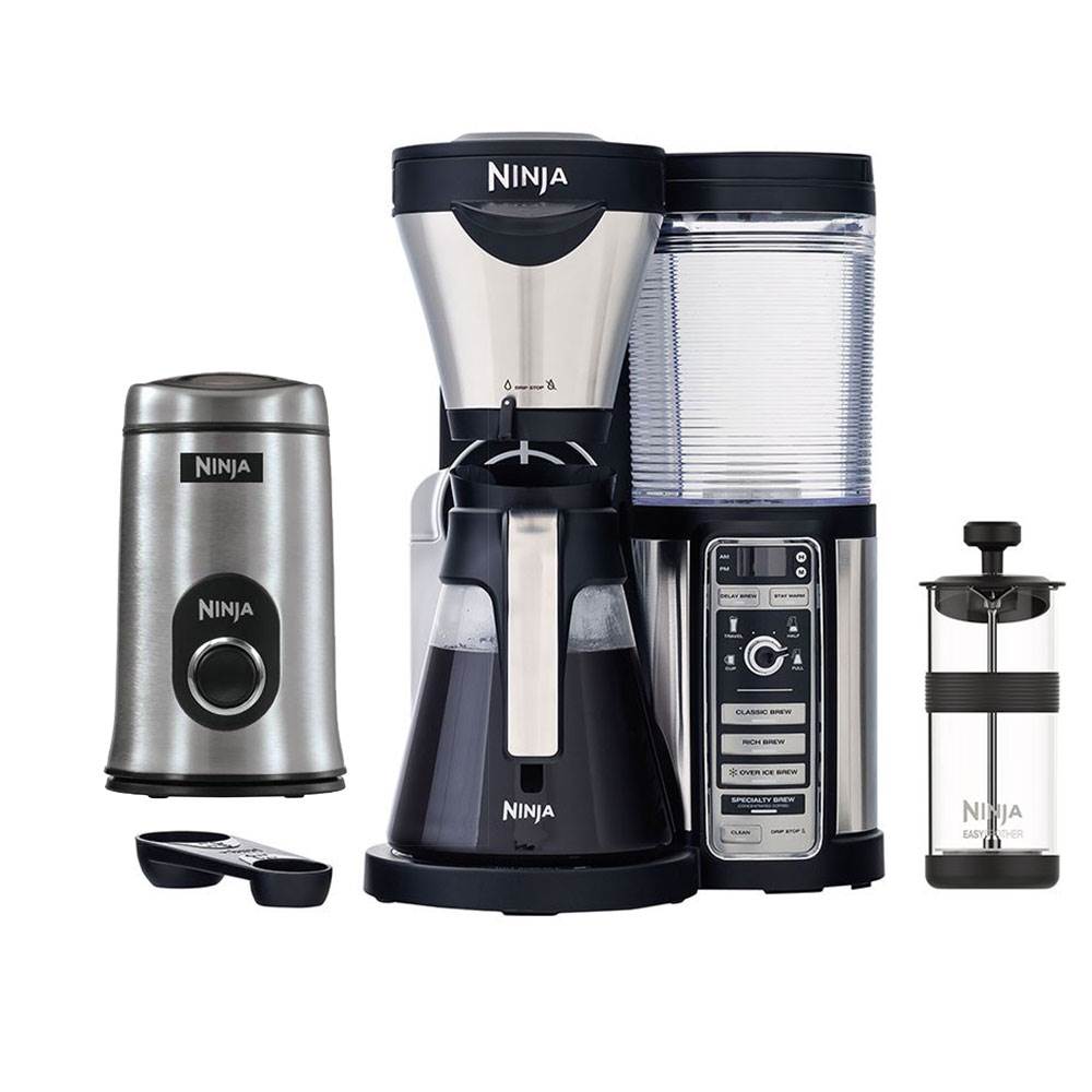 Ninja Coffee Bar Machine Maker (Certified Refurbished) with Coffee Bean Grinder