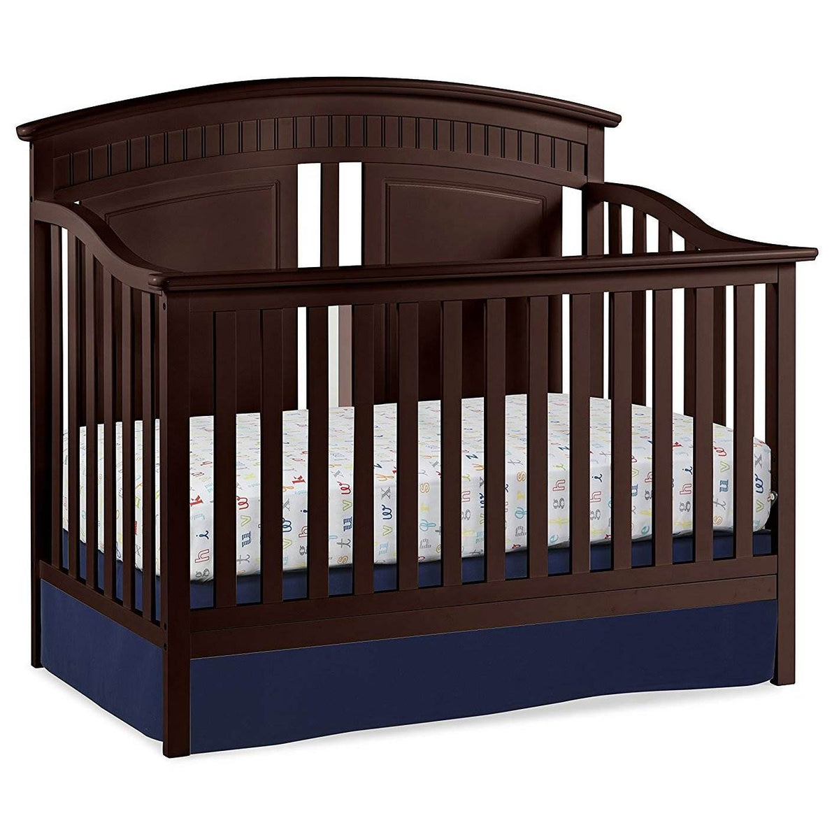 Thomasville Majestic 4 in 1 Crib, Espresso & Kolcraft Pure Sleep Crib Mattress