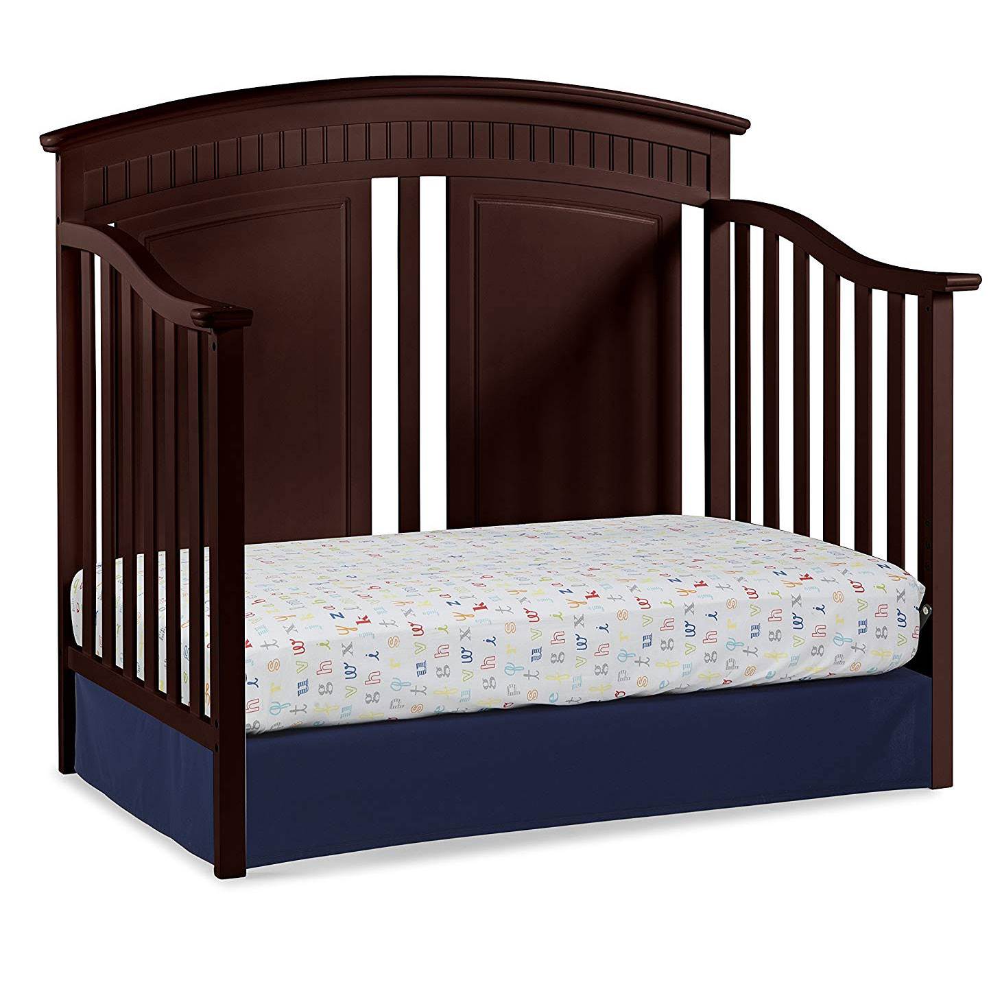 Thomasville Majestic 4 in 1 Crib, Espresso & Kolcraft Fresh Start Crib Mattress