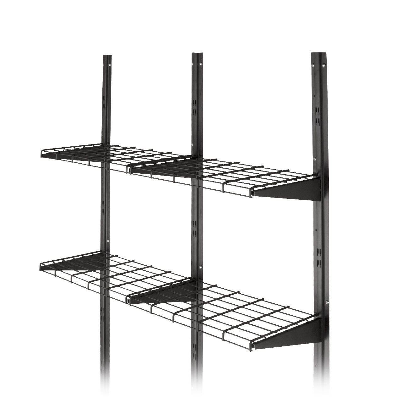 Suncast Versatile Heavy-Duty Wire Shed Storage Tier Shelf Storage Kit (Used)