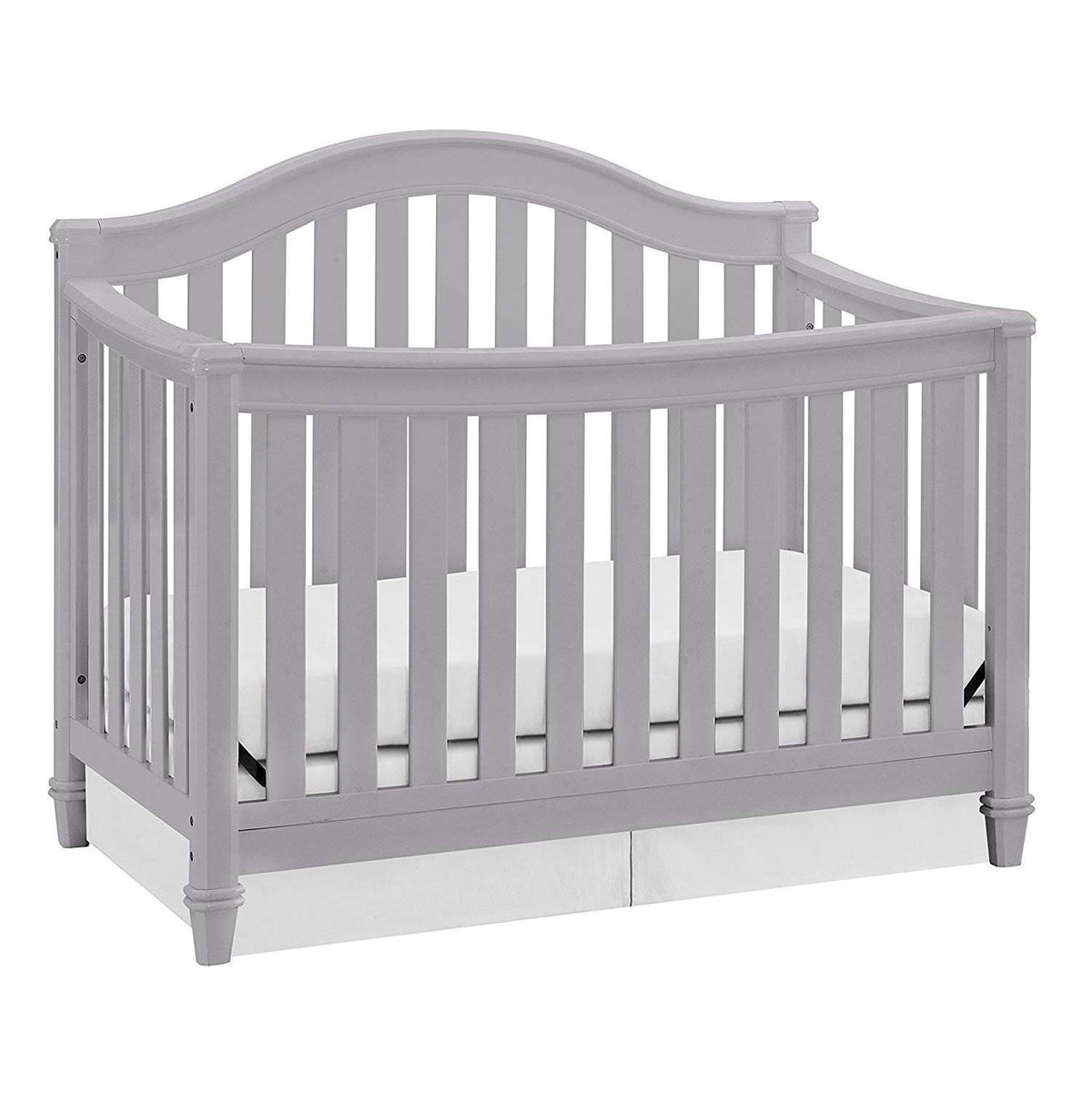 Thomasville Kids Auburn 4 in 1 Crib, Gray & Kolcraft Fresh Start Crib Mattress