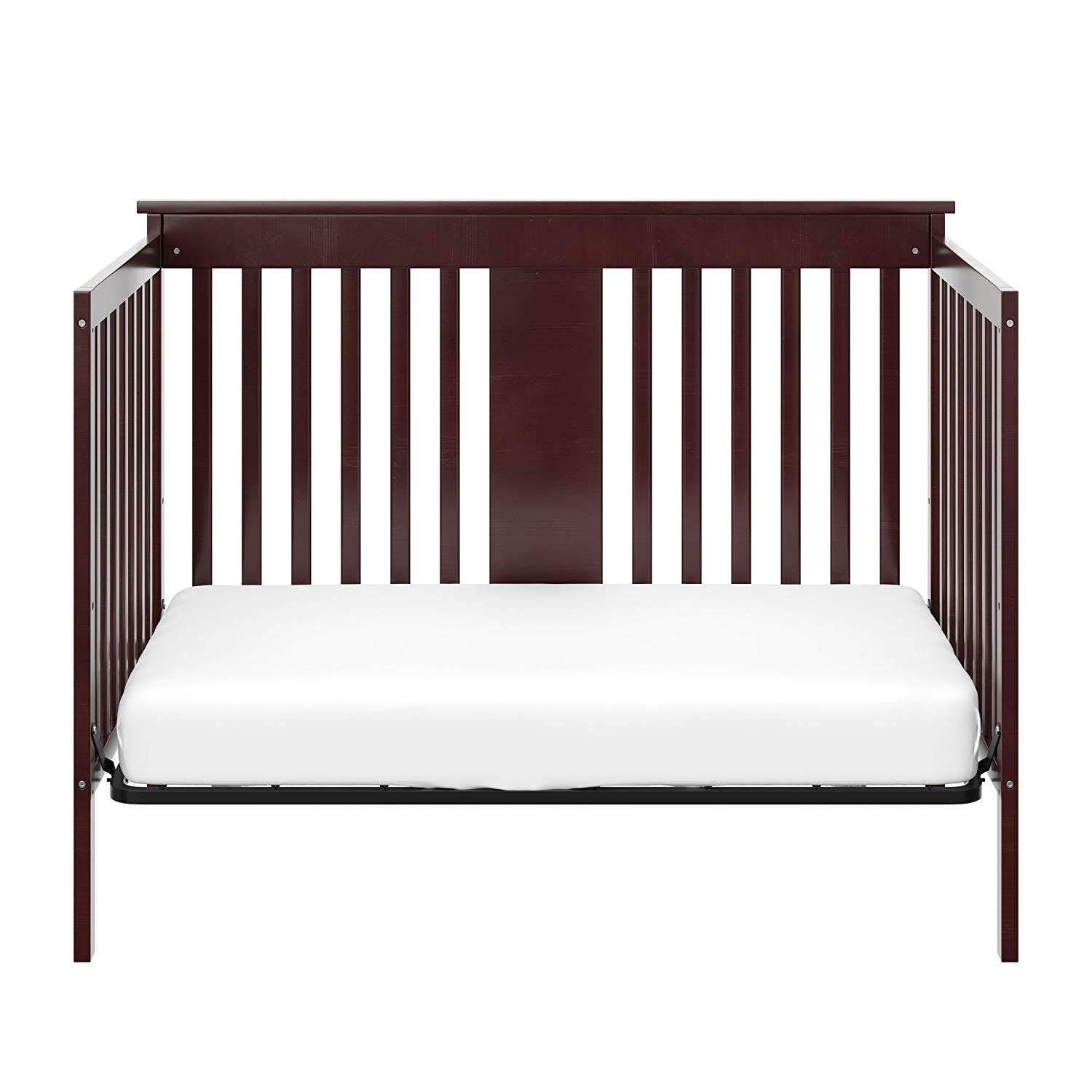 Storkcraft Mission Ridge 4 in 1 Crib, Espresso & Kolcraft Pure Sleep Mattress