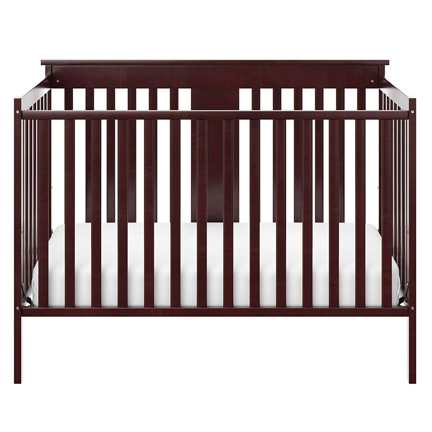 Storkcraft Mission Ridge 4 in 1 Crib, Espresso & Kolcraft Pure Sleep Mattress