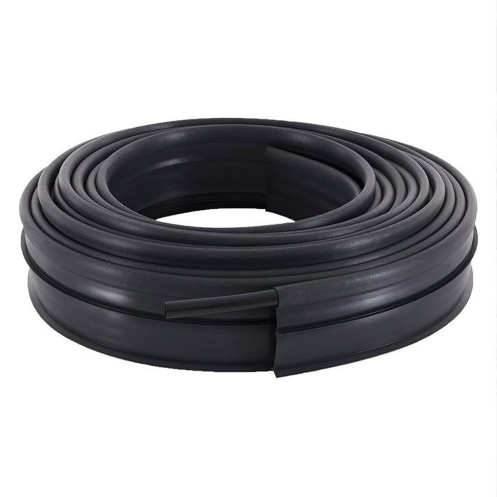 Suncast Professional Grade Dig In 60 Foot Resin Landscape Edging Roll, Black - VMInnovations