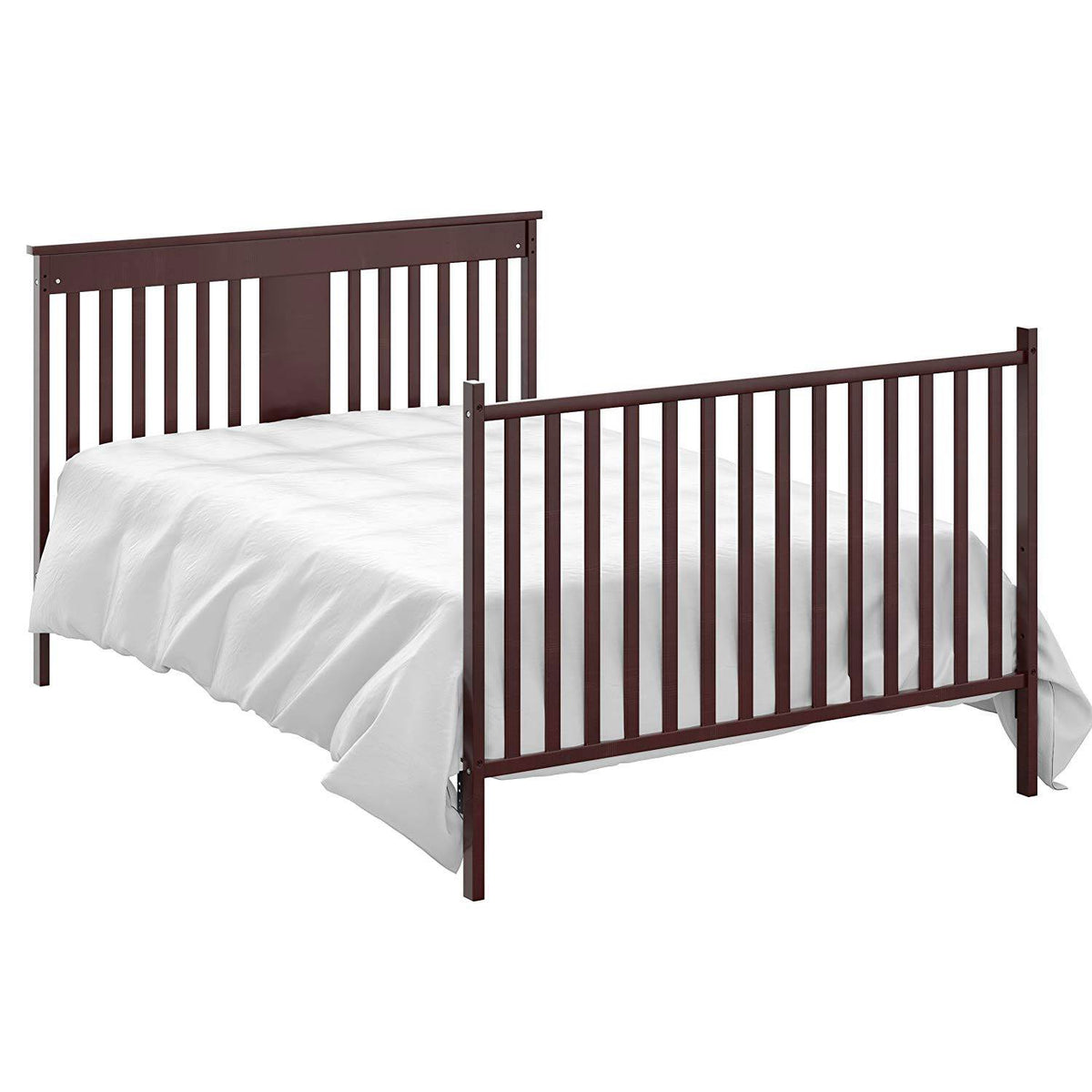 Storkcraft Mission Ridge 4 in 1 Bed, Espresso & Sealy Soybean Crib Mattress