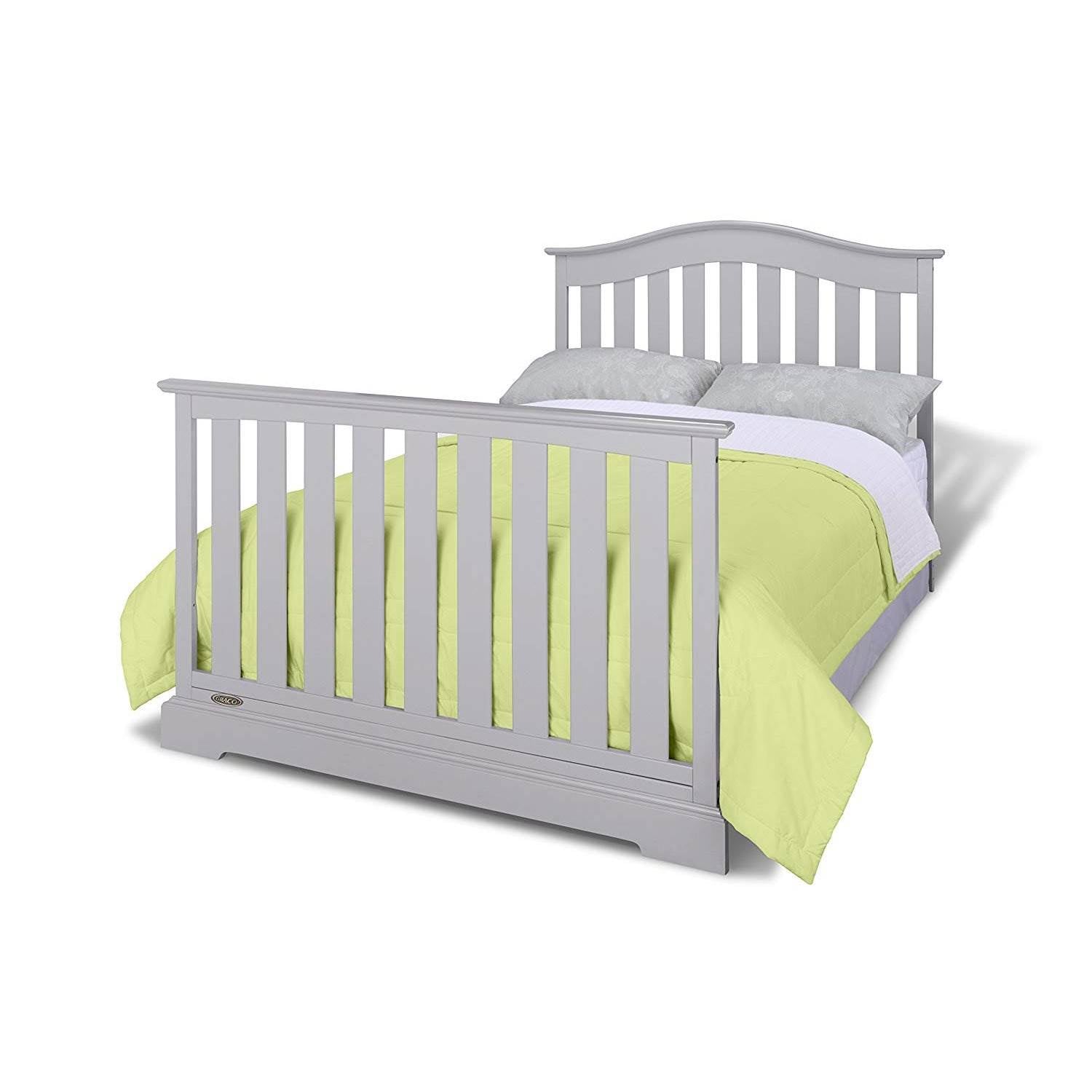 Graco Westbrook 4 in 1 Crib, Pebble Gray & Kolcraft Pure Sleep Crib Mattress