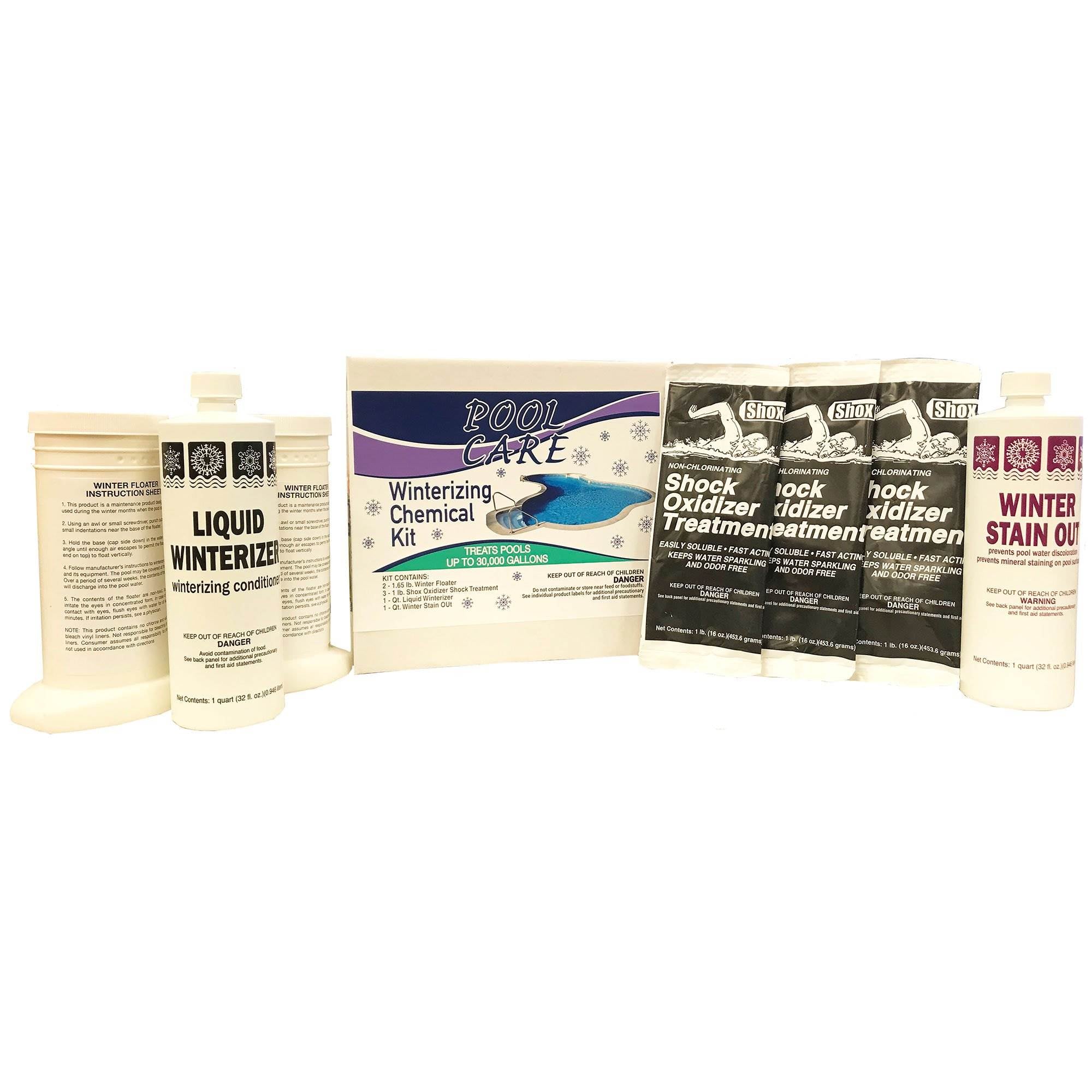 Intex 32x16x4.3 Foot Ultra Frame Rectangle Pool Set with Pump & Winterizing Kit