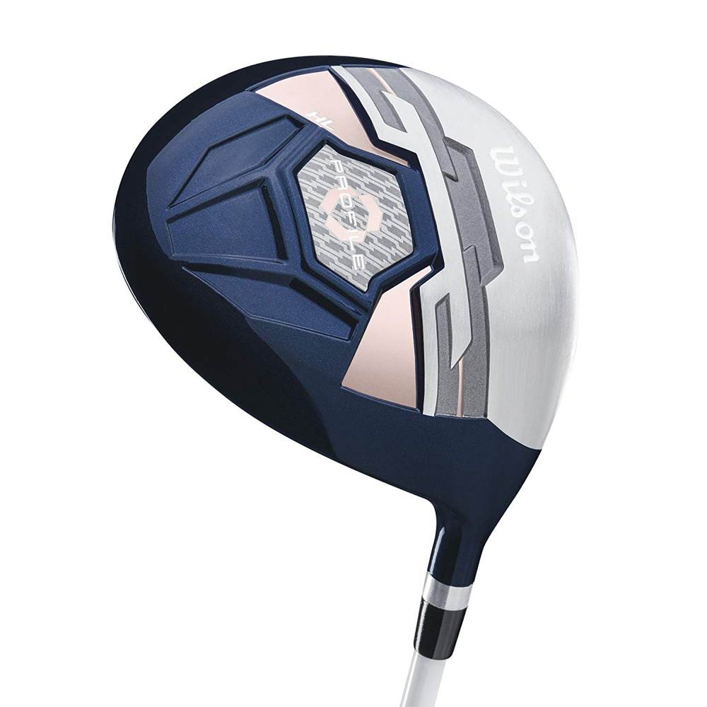Wilson Profile Women's Right Handed Complete Golf Club Set & Wheeled Travel Case