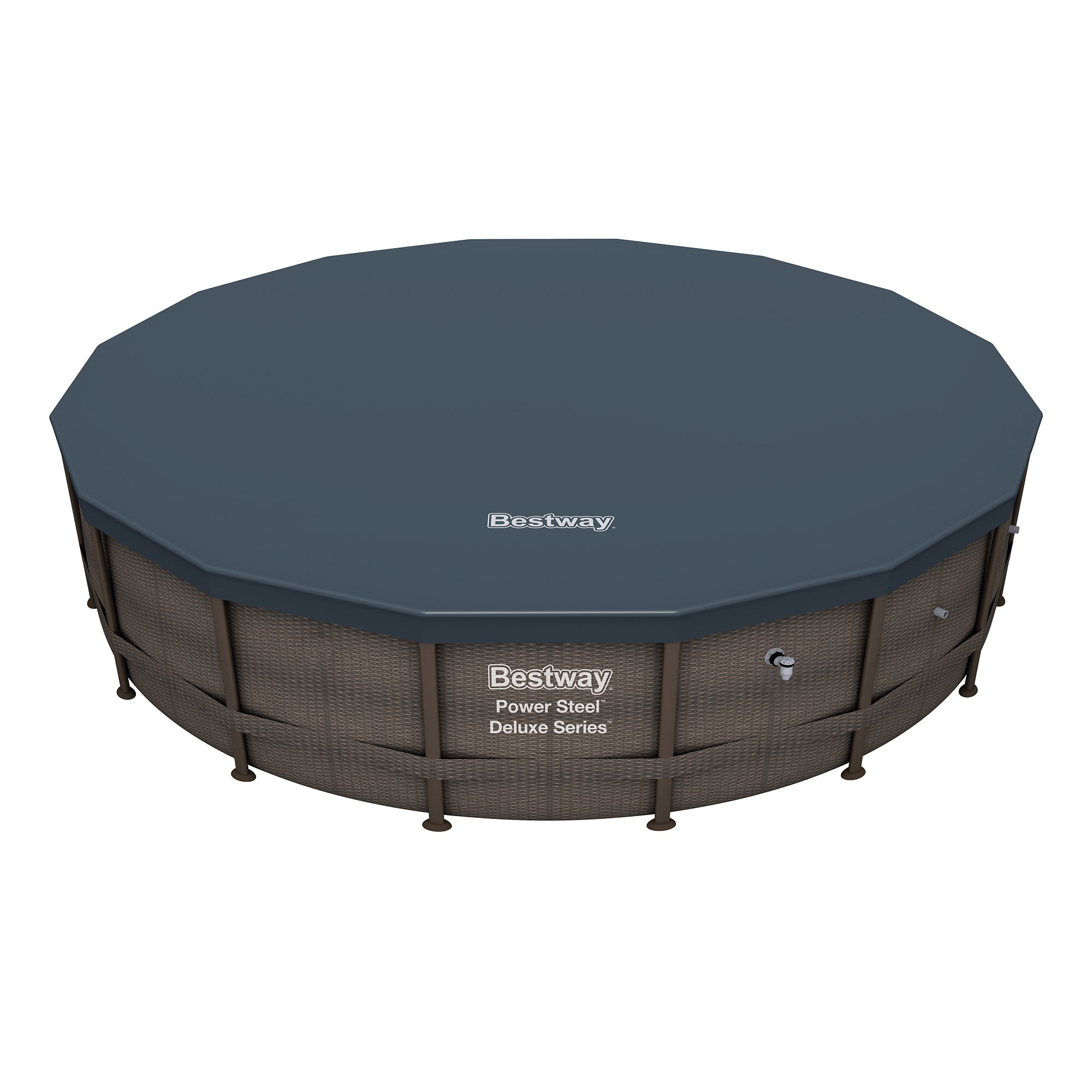 Bestway 14ft x 42in Power Steel Deluxe Above Ground Pool Set and Pump (Open Box)