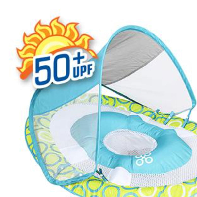 Swimways 9 to 24 Months Mommy and Me Baby Spring Float with Canopy and Mesh Bed