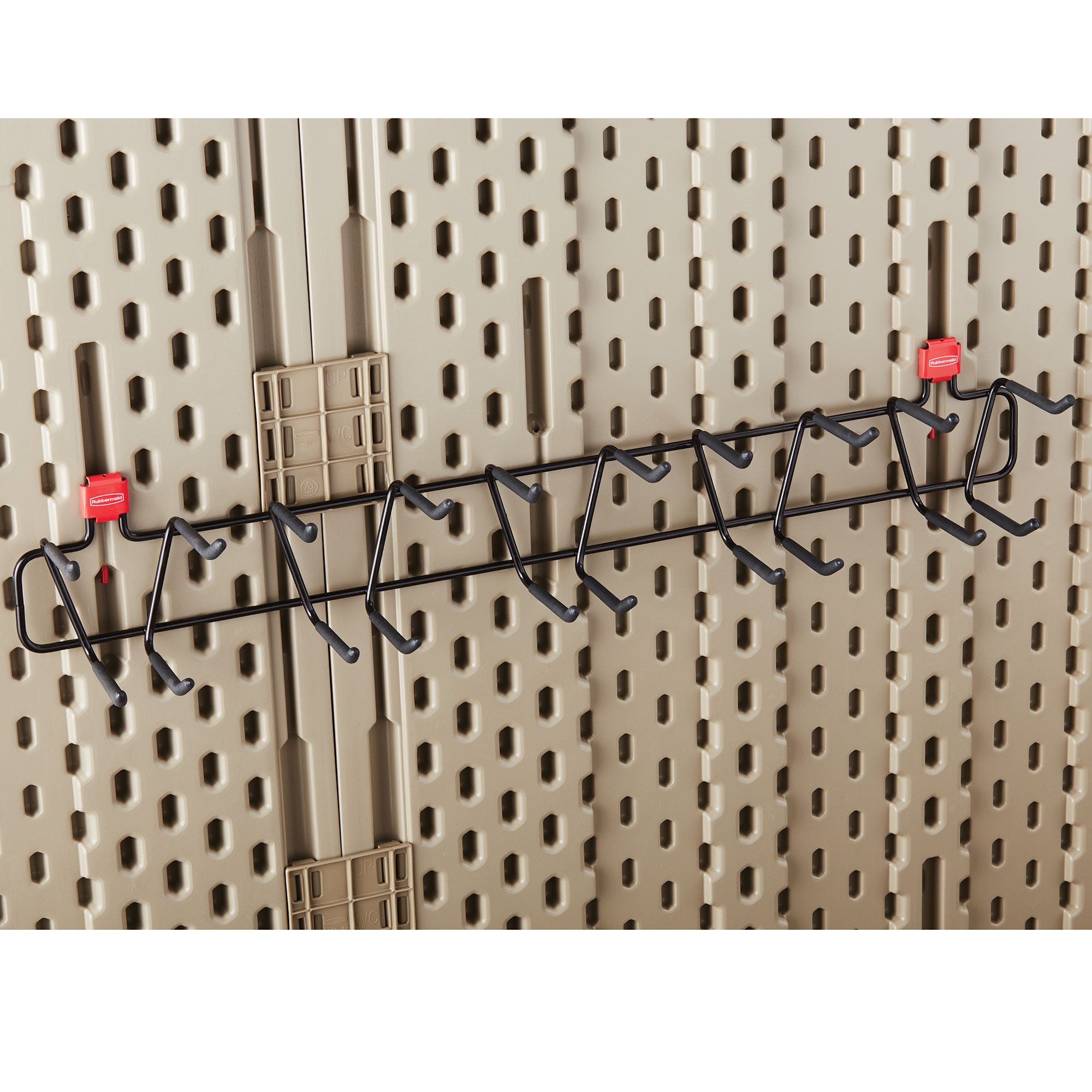 Rubbermaid Shed 50 Pound Capacity 34 In Tool and Sports Rack (Open Box) (3 Pack) - VMInnovations