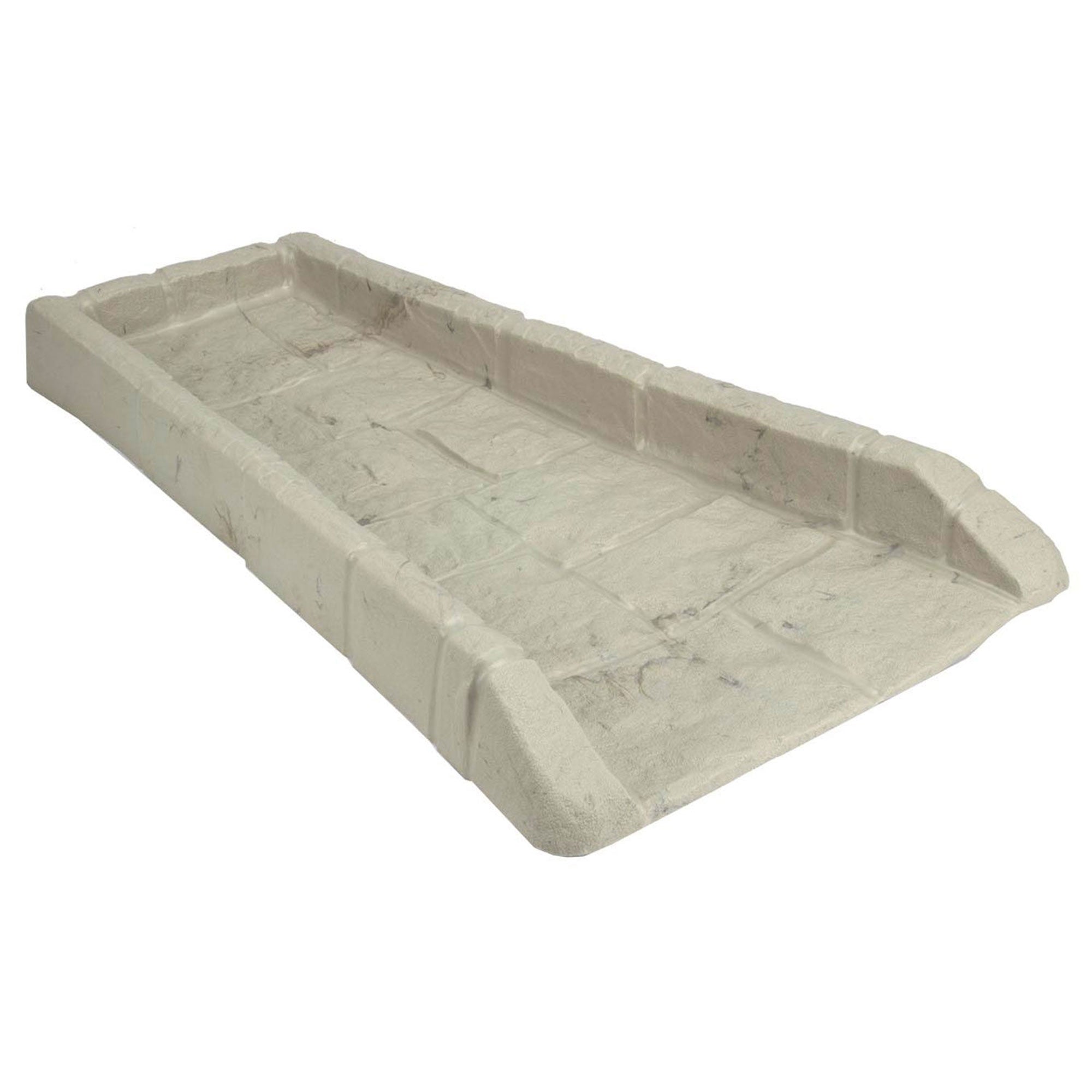 Suncast SB24 Decorative Rain Gutter Downspout Garden Splash Block Taupe (3 Pack) - VMInnovations