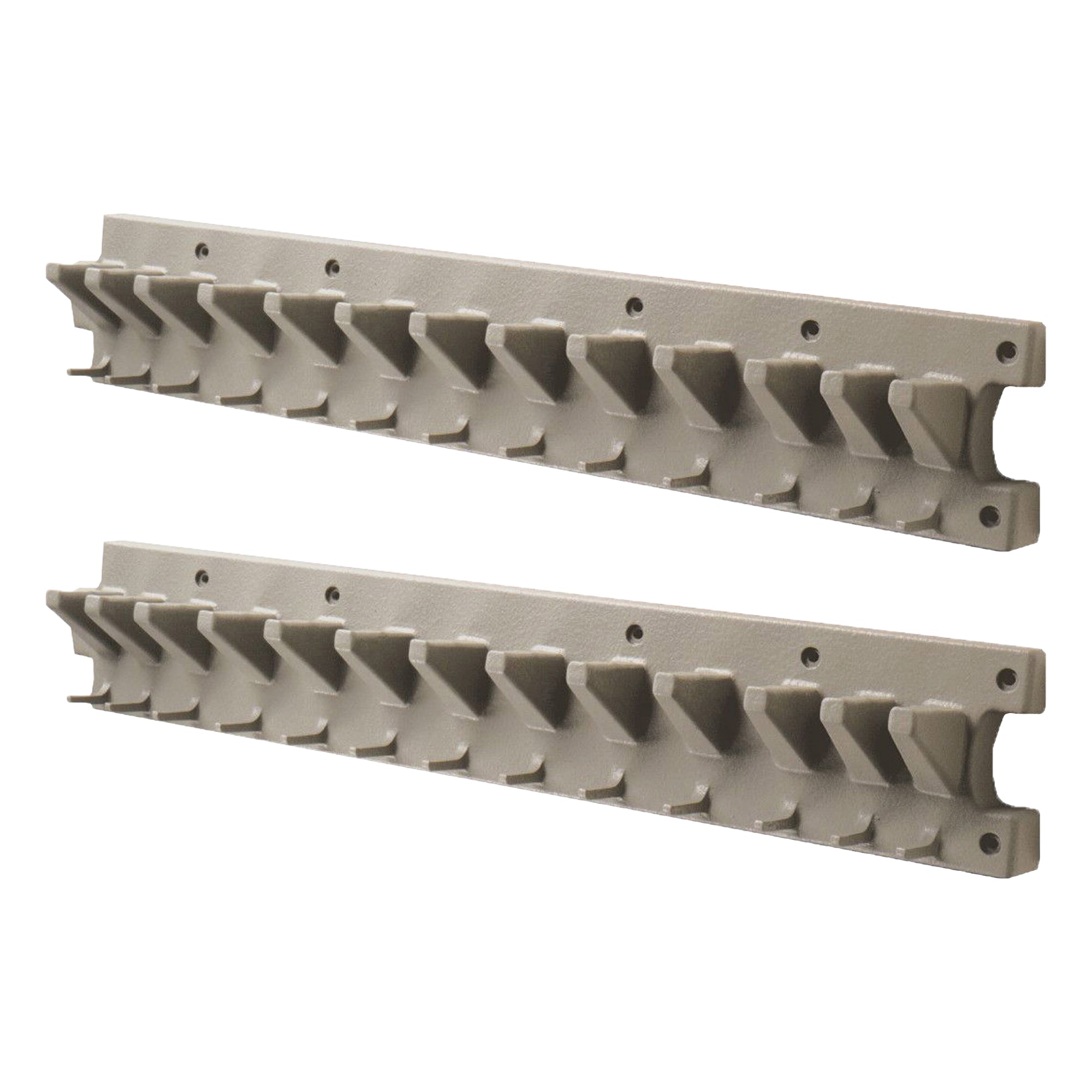 Suncast 2 Foot Wall Mounted Garage Garden Hand Tool Hanger Organizer (2 pack) - VMInnovations