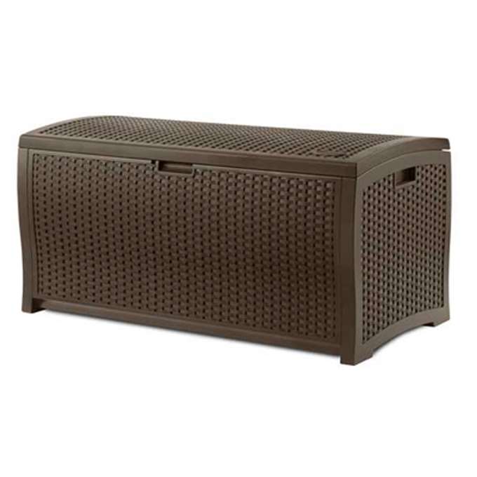 Suncast 97 Gal Backyard Storage Entertaining Station & 73 Gal Outdoor Deck Box - VMInnovations