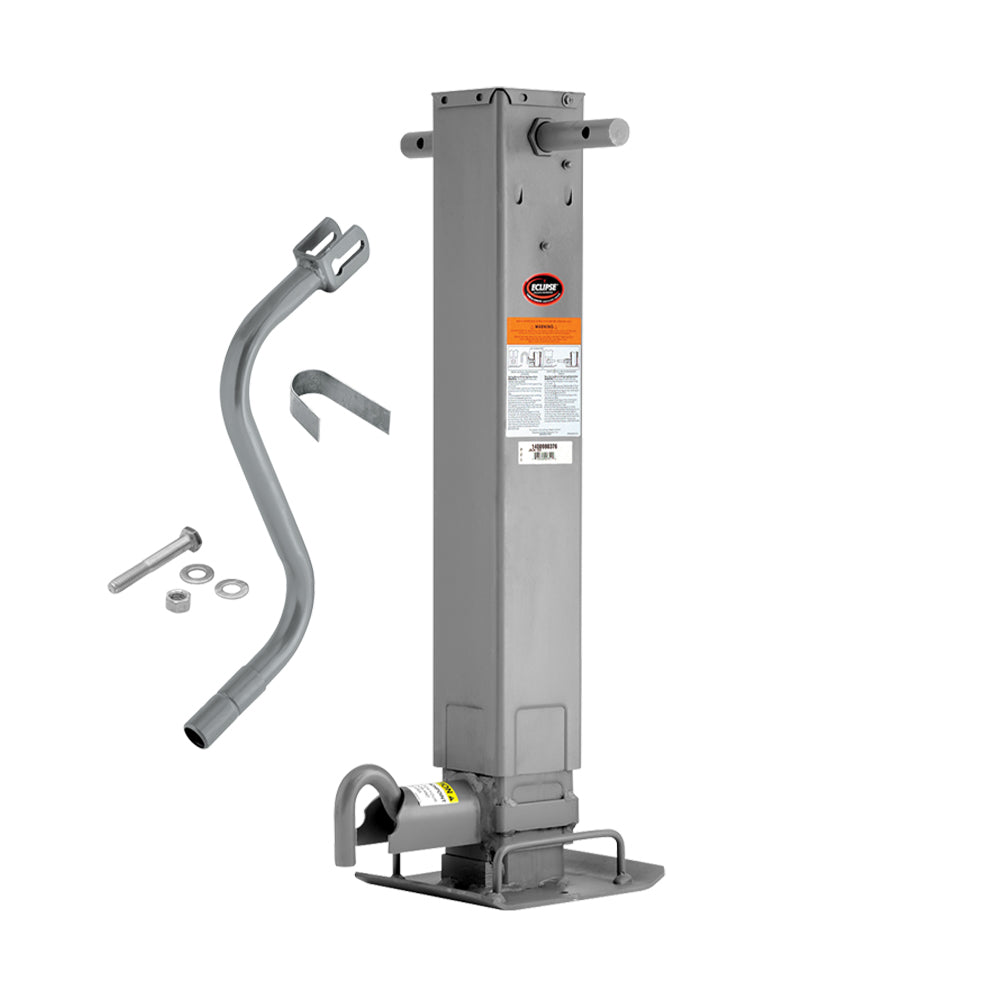 Pro Series Weld-On Sidewind Trailer Tube Jack Hitch with Crank Handle (Used)