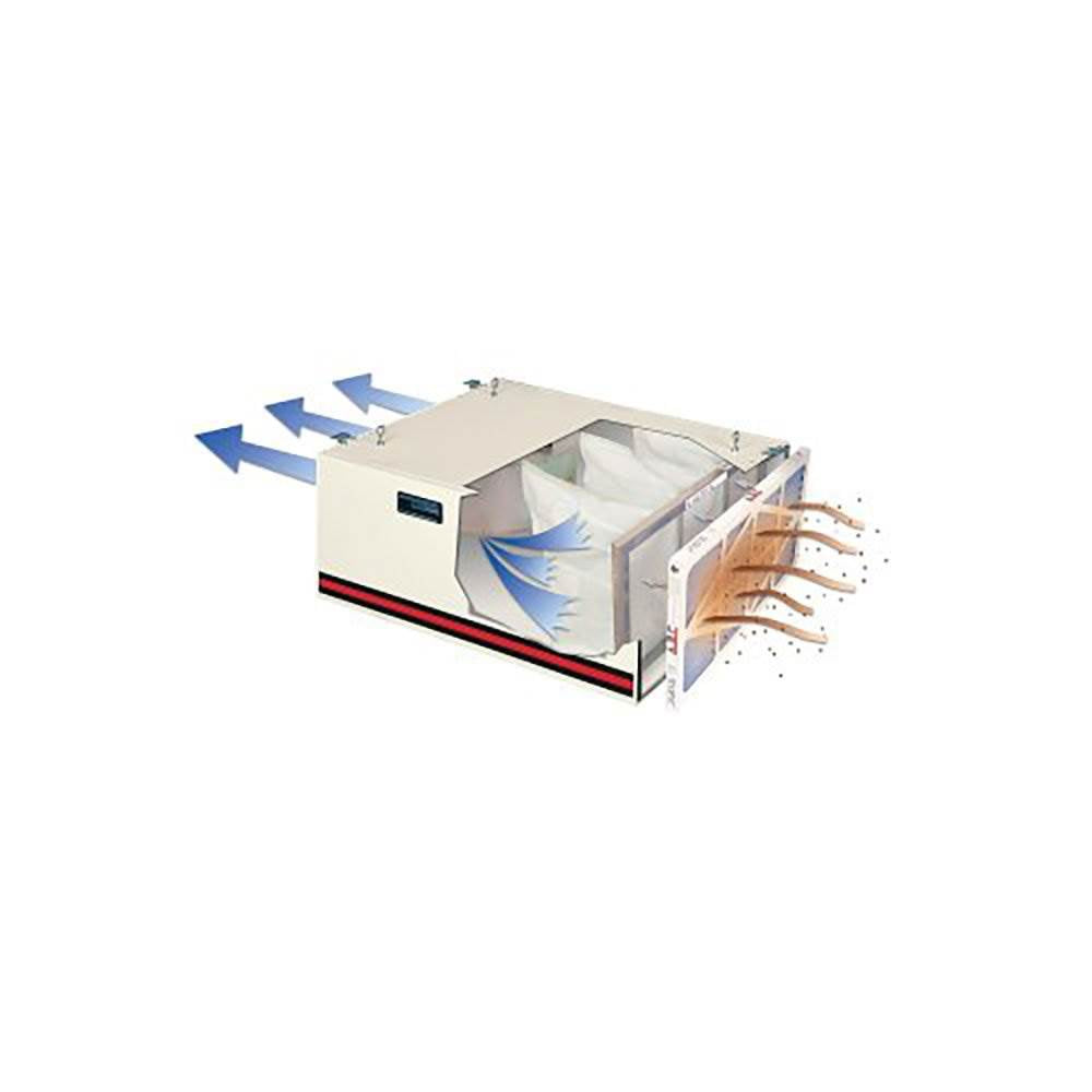 Jet 1000 CFM Air Filtration System w/ Pleated and Washable Replacement Filters