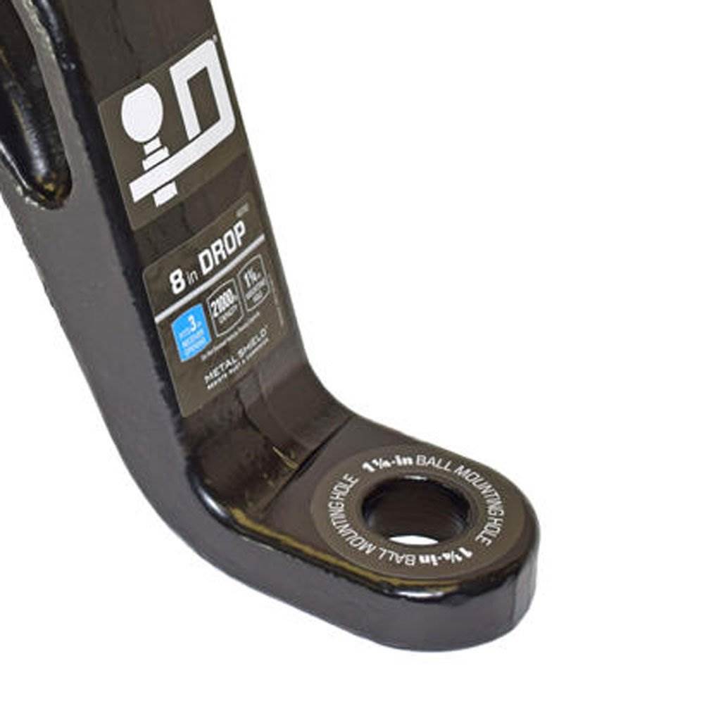 Draw Tite 40702 Class V 1-Piece 8-Inch Drop Hitch Ball Mountt (Used)