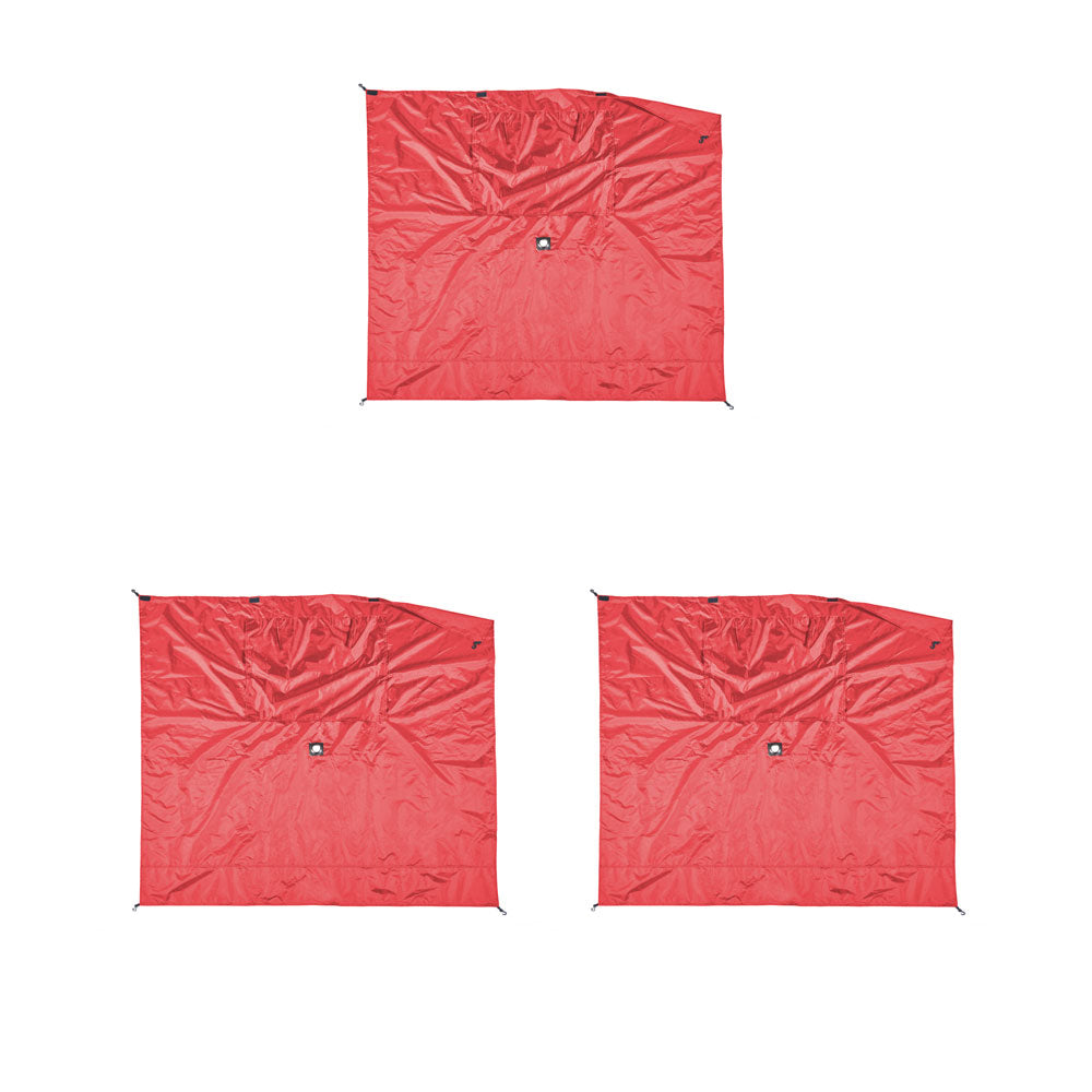 Clam Quick Set Escape Sport Tailgating Shelter Tent + Wind & Sun Panels (3 pack) - VMInnovations