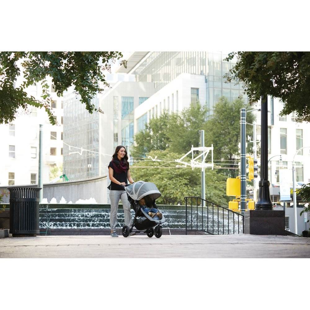 Baby Jogger Mini GT Folding Stroller, Teal/Gray and Stroller Carry Bag, Black