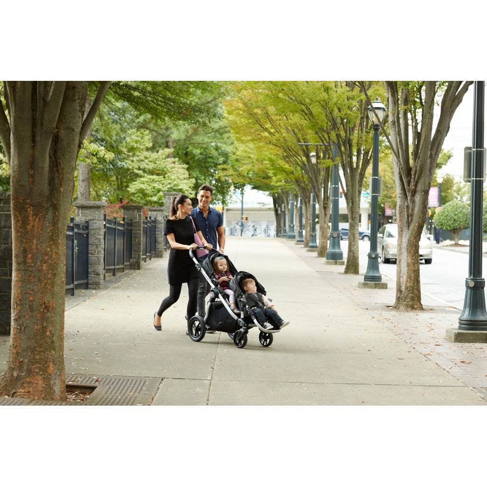 Baby Jogger City Select Single Convertible Baby Stroller + Pram Bassinet Kit