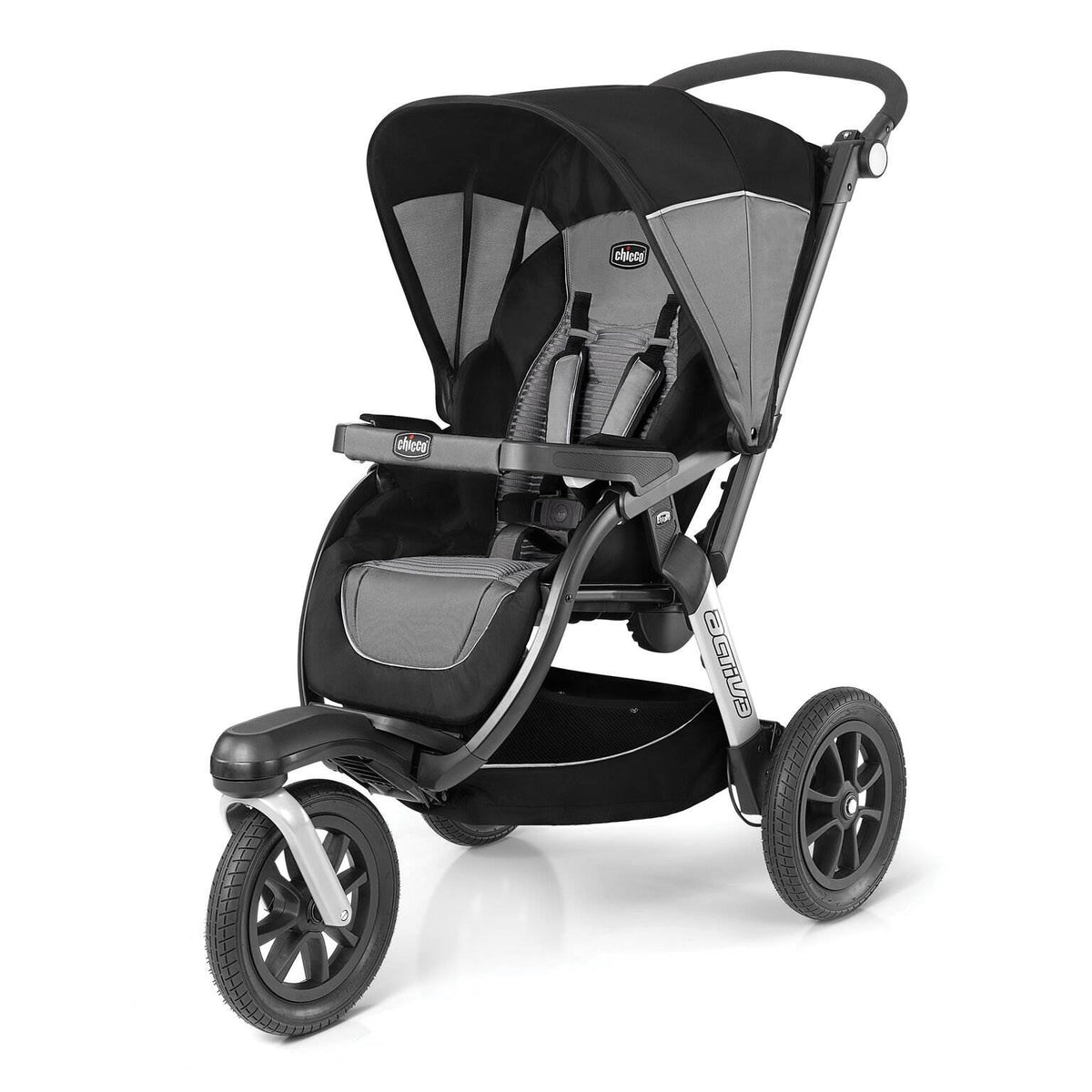 Chicco Activ3 Air Jogger KeyFit Fit2 Compatible Jogging Stroller, Q Collection