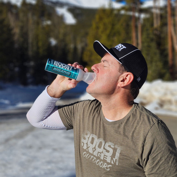 Boost Oxygen Natural Portable 5-Liter Pure Oxygen Canister, Menthol (4 Pack) - VMInnovations