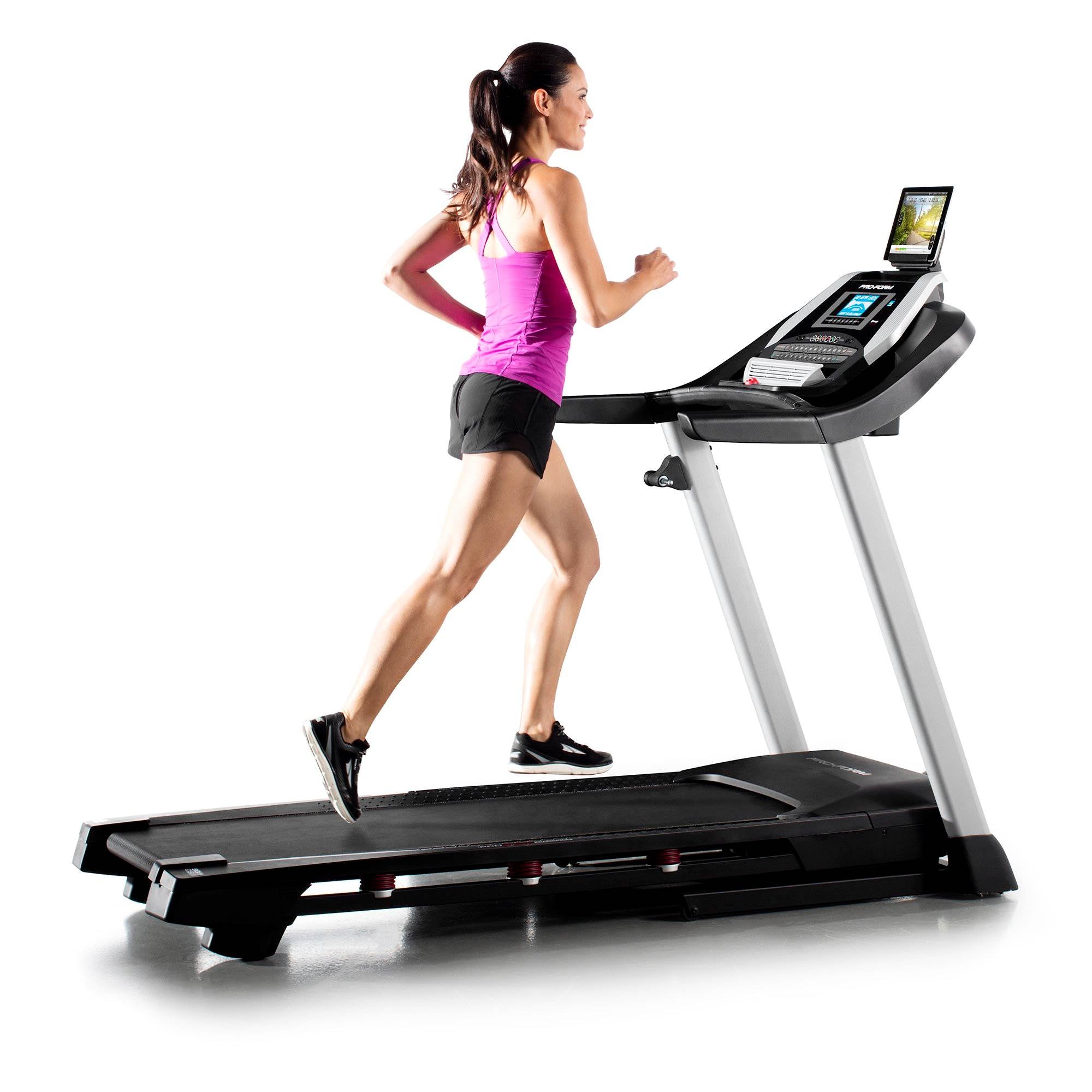 ProForm 905 CST iFit Folding Treadmill + Weider PowerBell 20 Pound Kettlebell