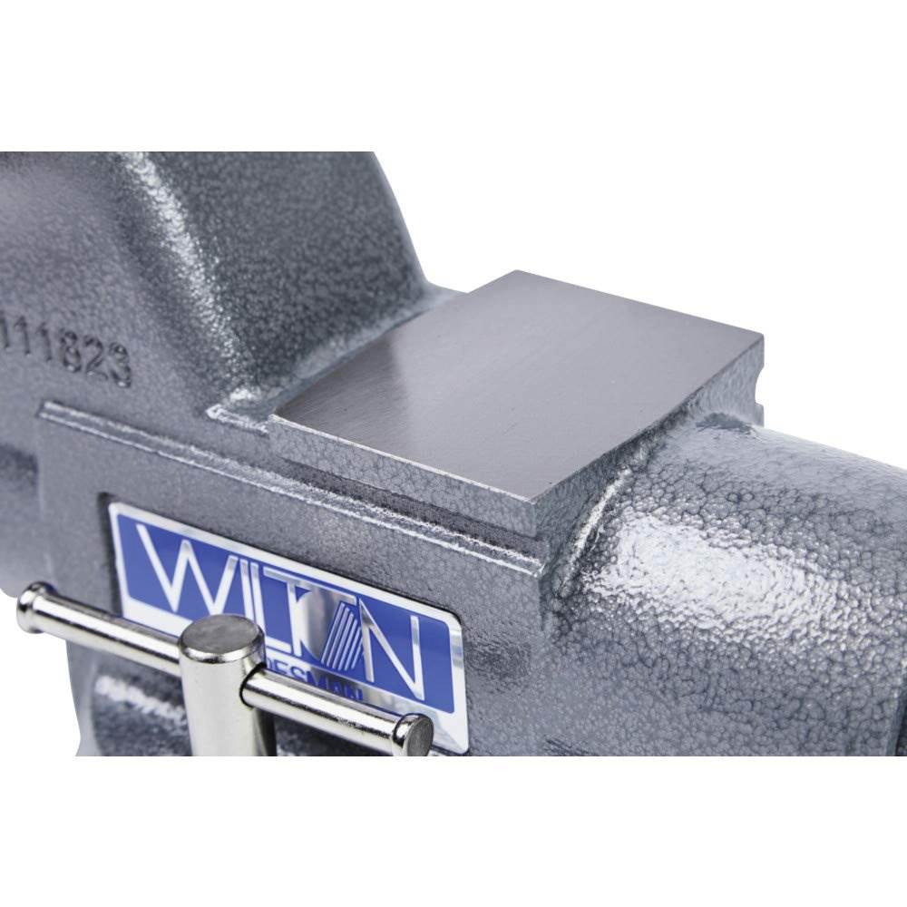 Wilton Tradesman 1765 Steel Swivel Base Work Bench Vise w/ 4 Pound Sledge Hammer
