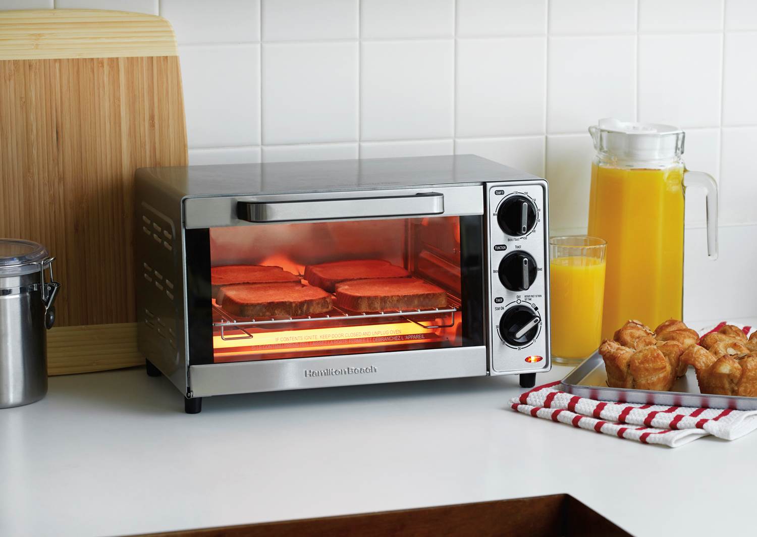 Hamilton Beach Digital Programmable Coffeemaker w/ Countertop Toaster Oven