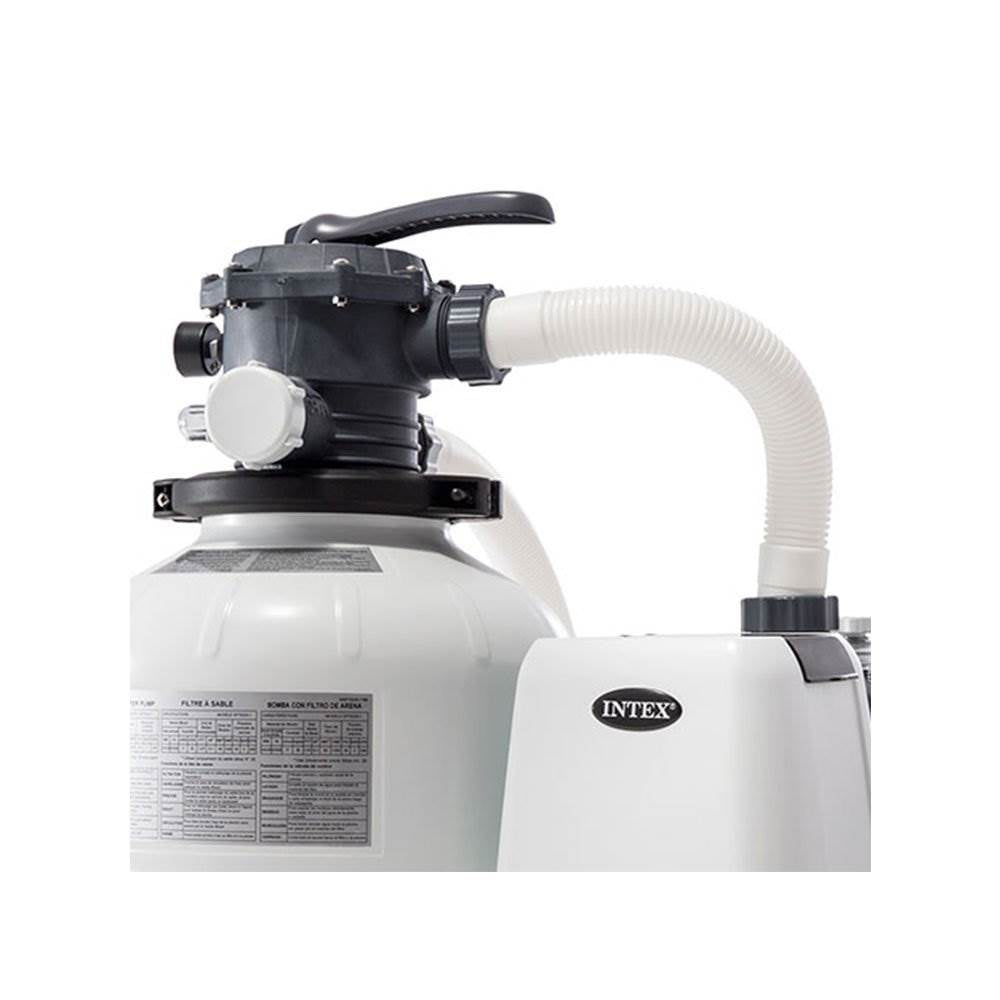 Intex 2800 GPH Above Ground Pool Sand Filter Pump w/Threaded Hose Adapter (Pair) - VMInnovations