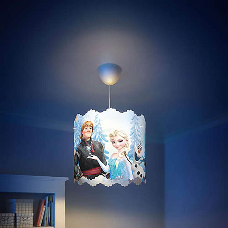 Philips Disney Frozen Push Touch Night Light w/ Philips Disney Frozen Lampshade