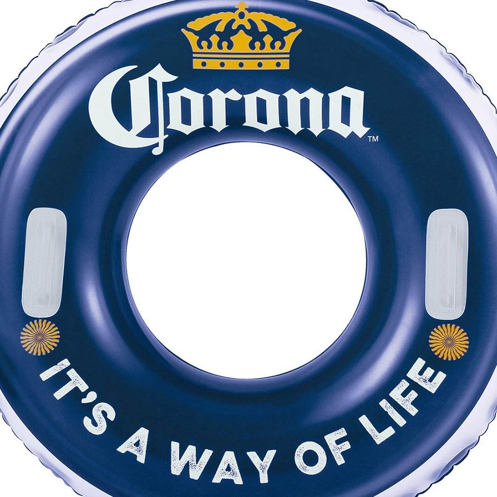 Summer Waves 32ft x 16ft x 52in Pool + Corona Floats + Corona Floating Cooler - VMInnovations