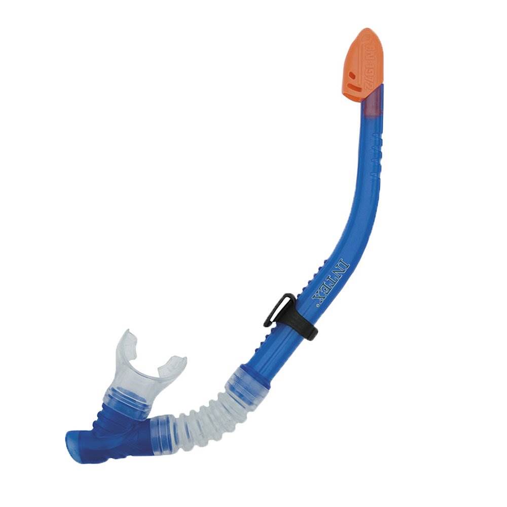 Intex Reef Rider Swimming Diving Mask & Snorkel Set for Ages 14+, Blue (2 Pack) - VMInnovations