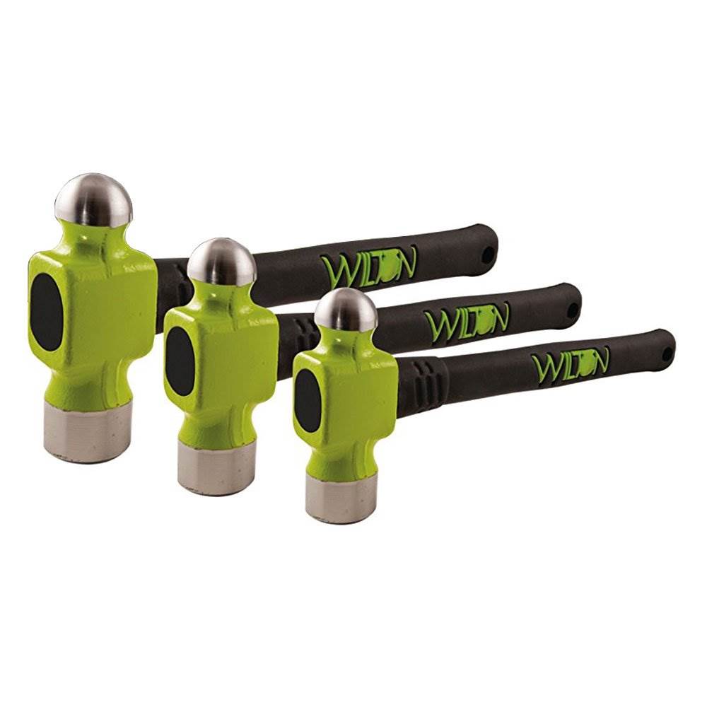 Wilton Bash 6.5 Inch Vise And 12 Inch Hammer + 3 Piece Grip Ball Peen Hammer Kit - VMInnovations