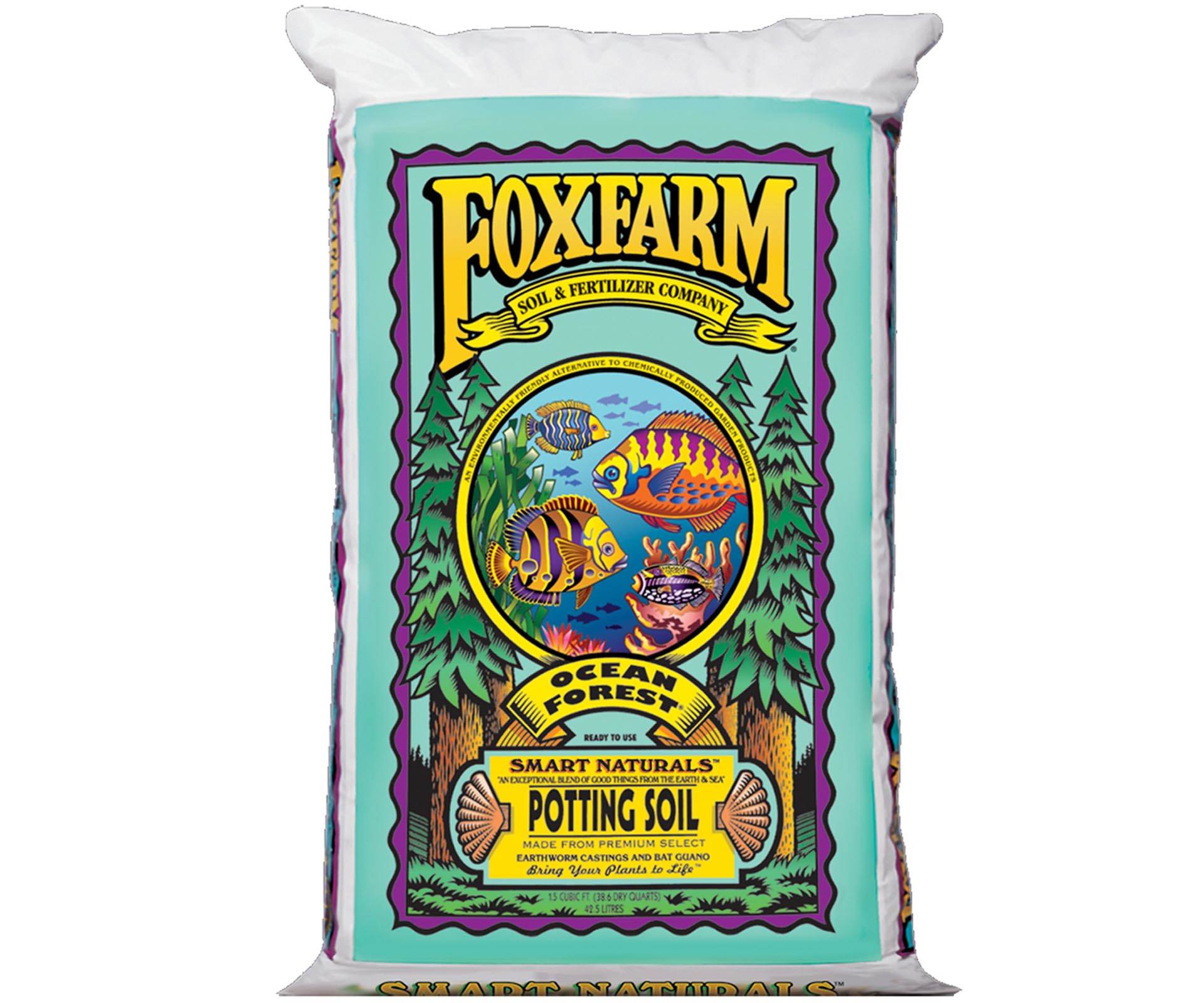 FoxFarm Garden Potting Soil Mix w/ Natural & Organic Potting Soil + Fertilizer