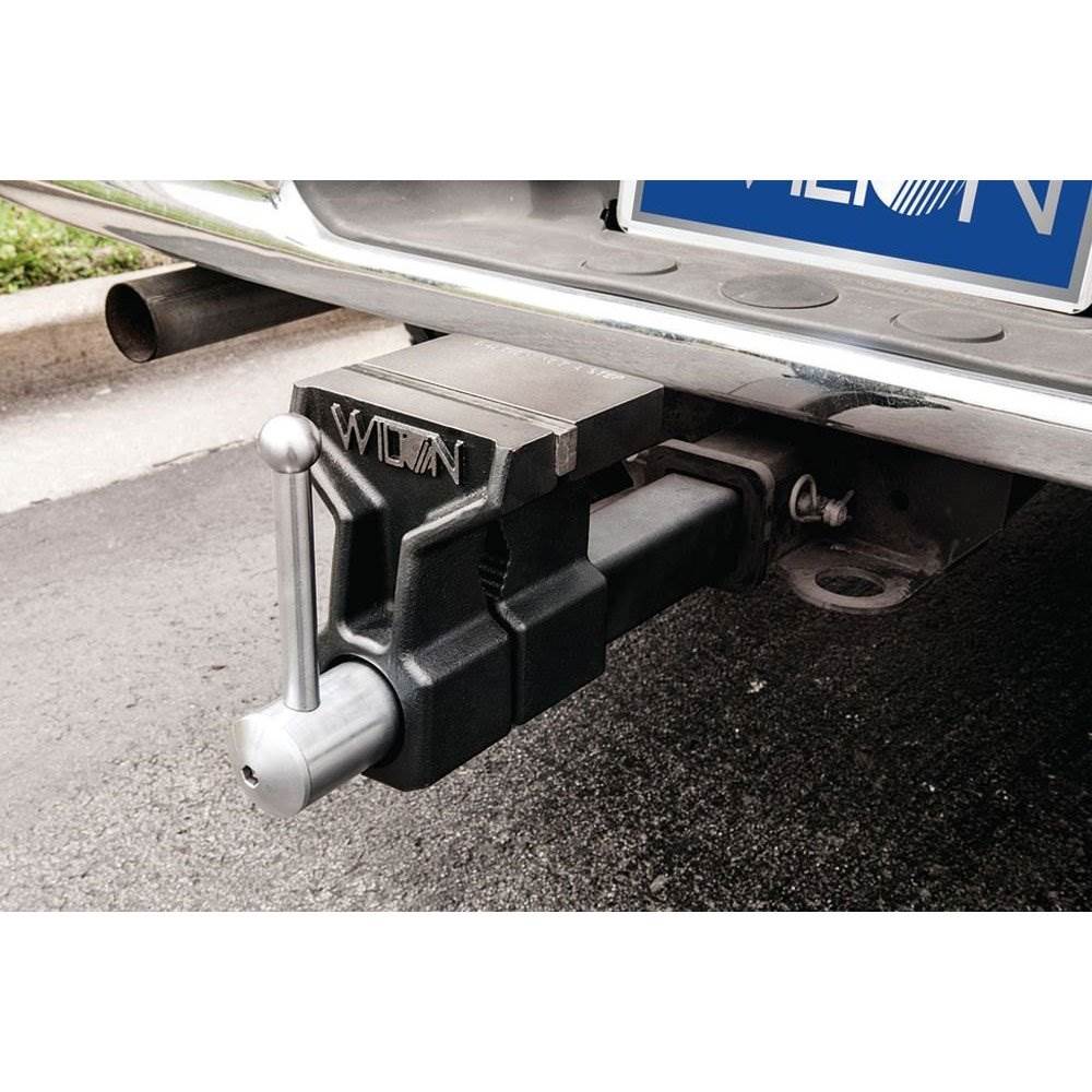 Wilton 5 Inch All Terrain Hitch Mounted Vise + 3 Piece 46 HRS Steel Hammer Set