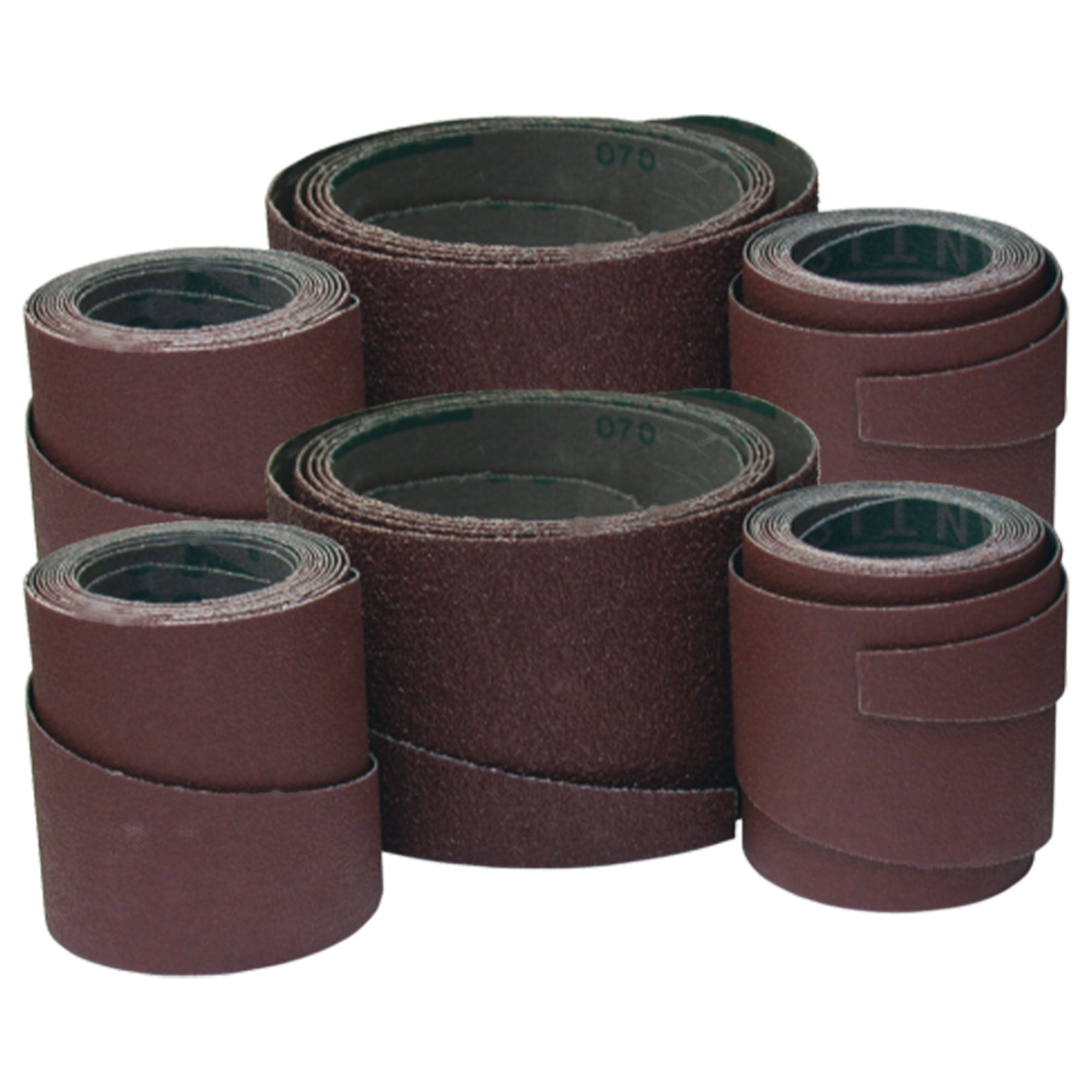 Jet Ready to Wrap 80 Grit 10 Inch Wide 10-20 Bench Top Sander Sandpaper, 6 Pack