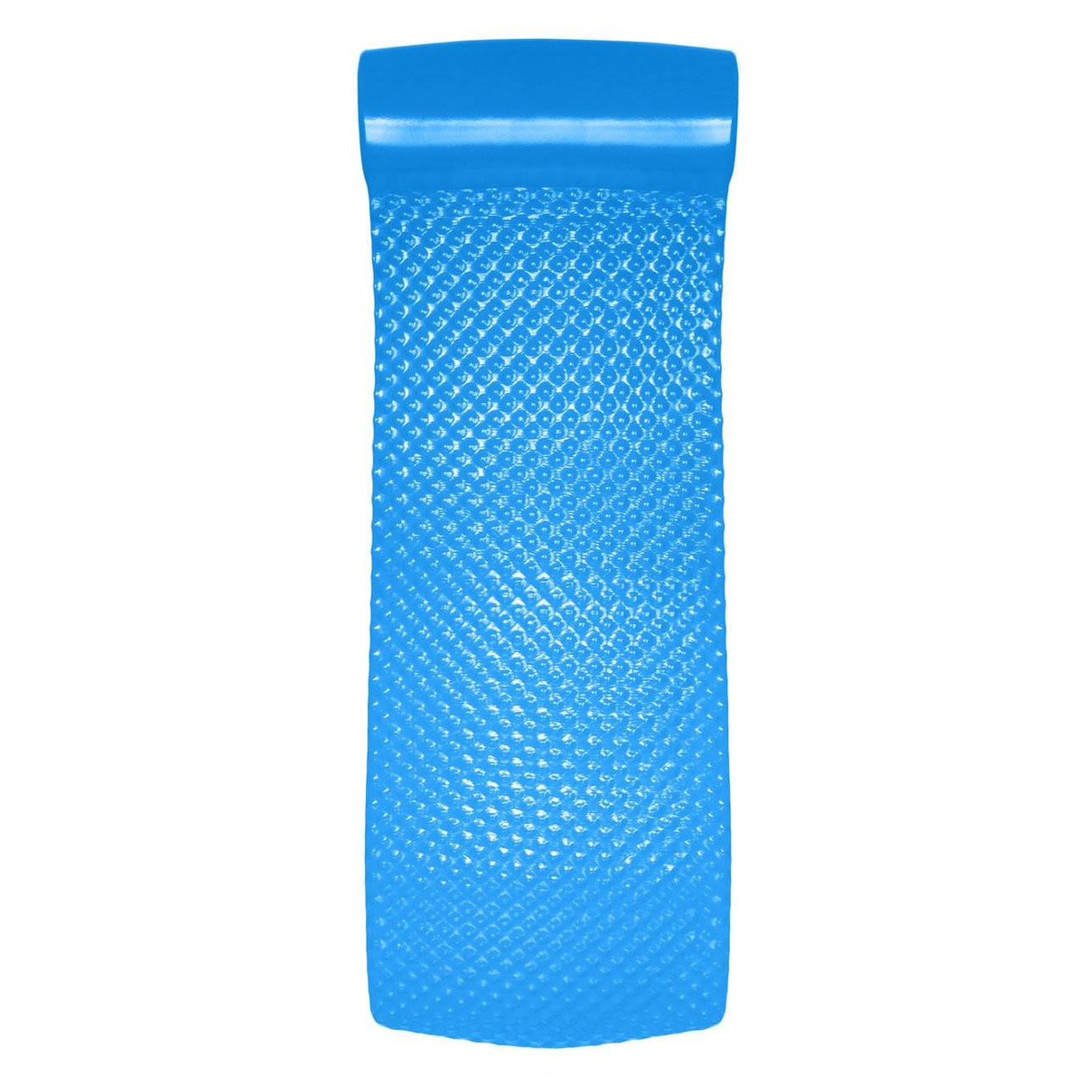 TRC Recreation PVC Pool Float Storage Drying Rack w/ Foam Lounger Bahama Blue