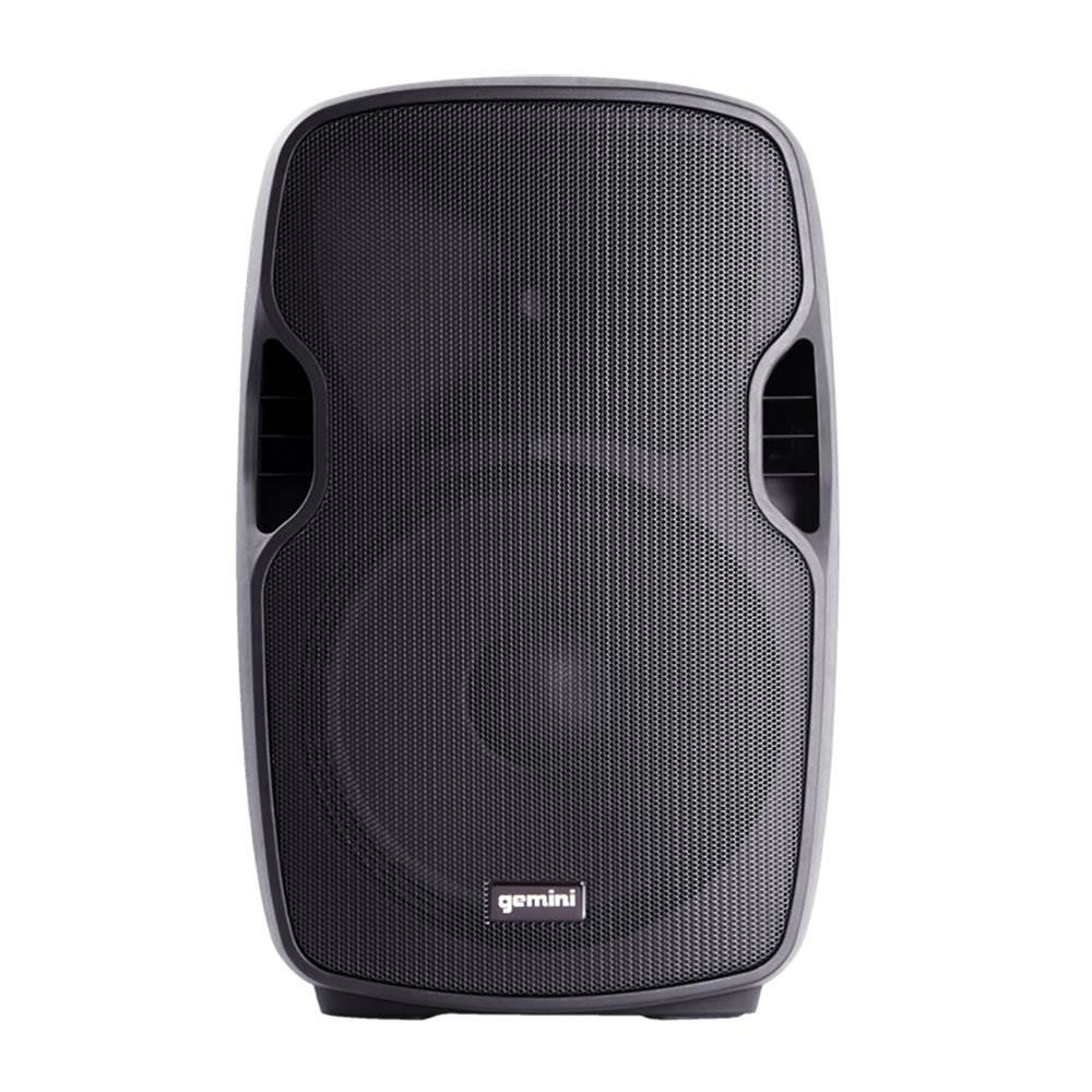 Gemini AS-15BLU Portable 15 Inch Active Powered Bluetooth PA Loudspeaker Speaker
