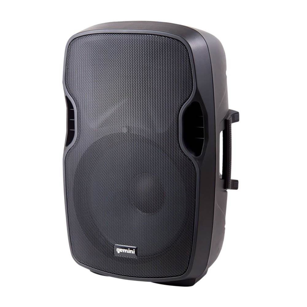 Gemini AS-15BLU Portable 15 Inch Active Powered Bluetooth PA Loudspeaker Speaker
