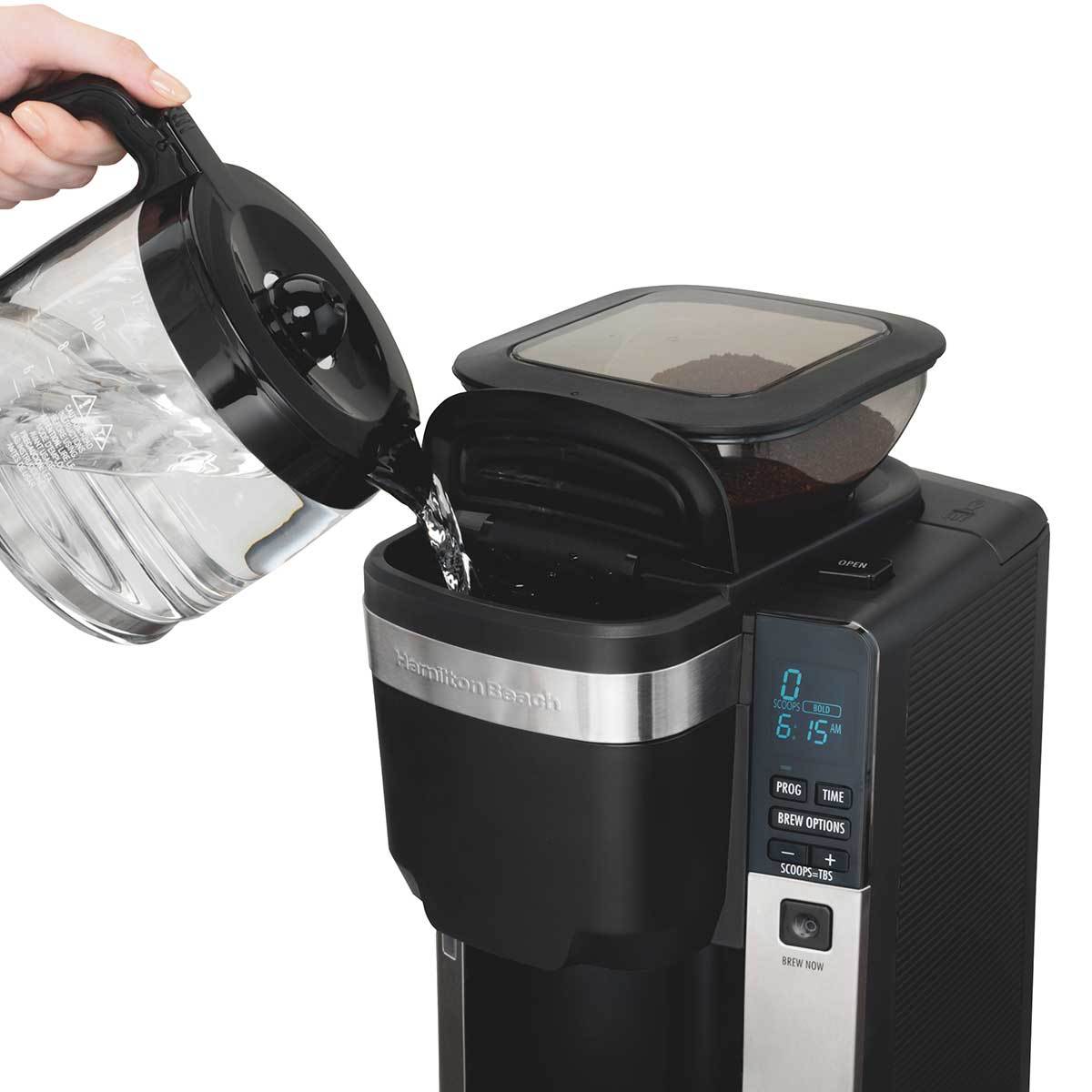 Hamilton Beach 12 Cup Coffee Maker w/ Breakfast Sandwich Maker & Recipe Book