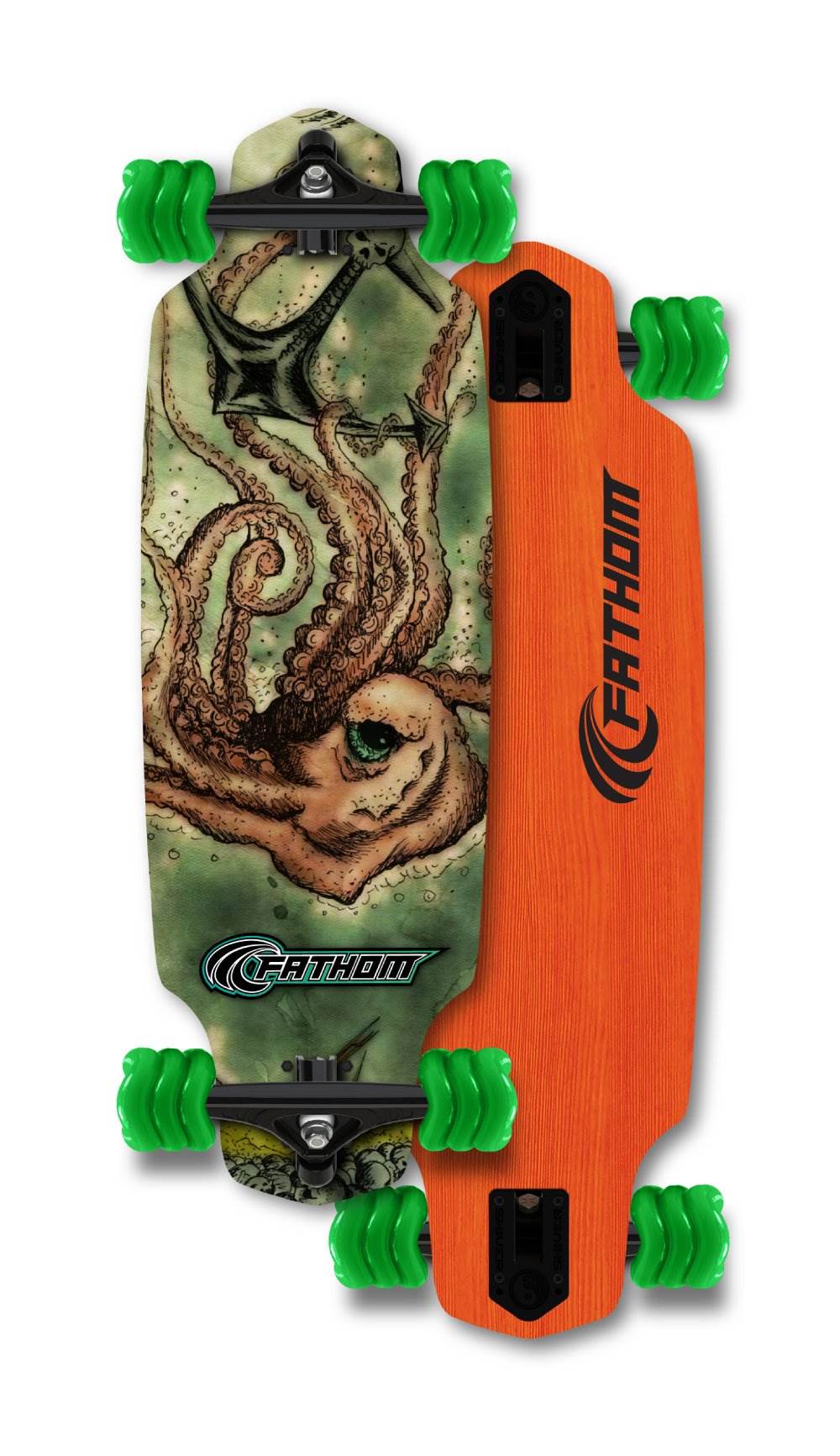 Triple 8 Skate and Bike S/M Helmet, Blue+ Fathom Shark Wheel Kraken Skateboard