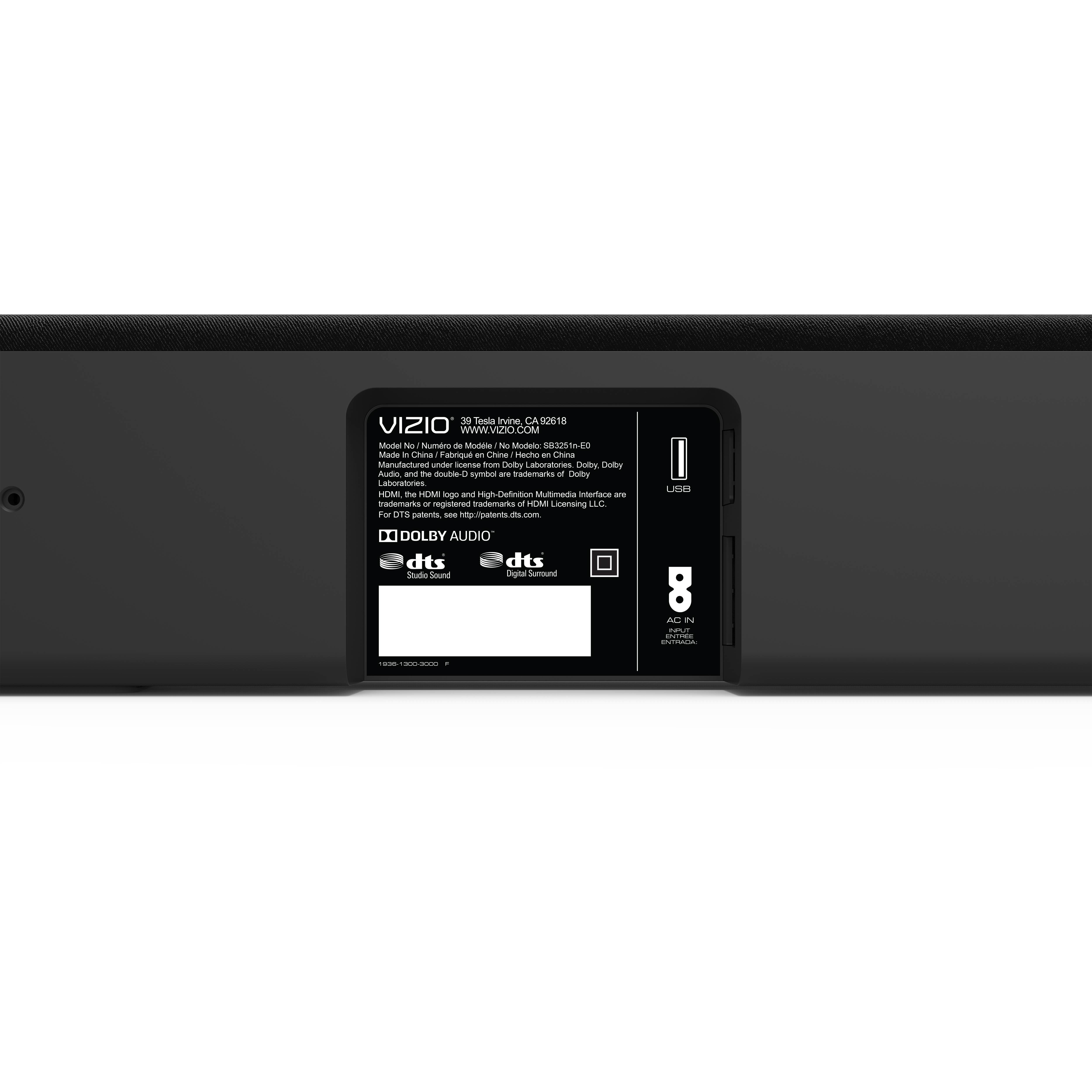 VIZIO 2017 32 Inch 5.1 Sound Bar, Speakers, & Subwoofer (Refurbished) (Used)