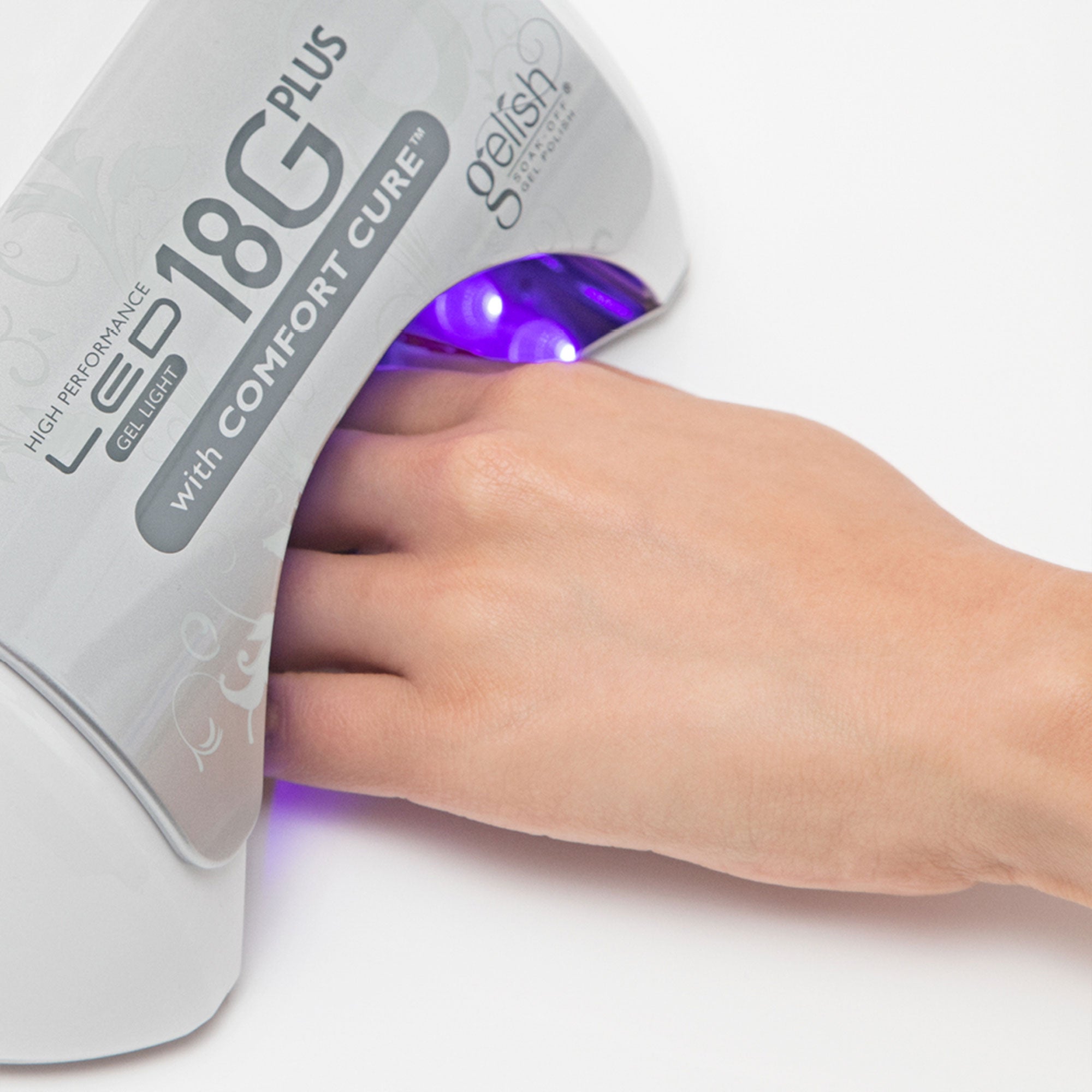 Gelish 18G Plus with Comfort Cure 36 Watt LED Gel Curing Light (Open Box) - VMInnovations
