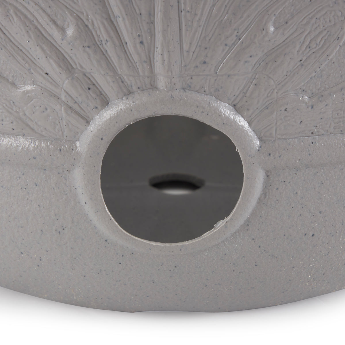 Suncast 300 Foot Heavy Duty 5 Gallon Garden Hose Pot, Gray Speckle (Used)