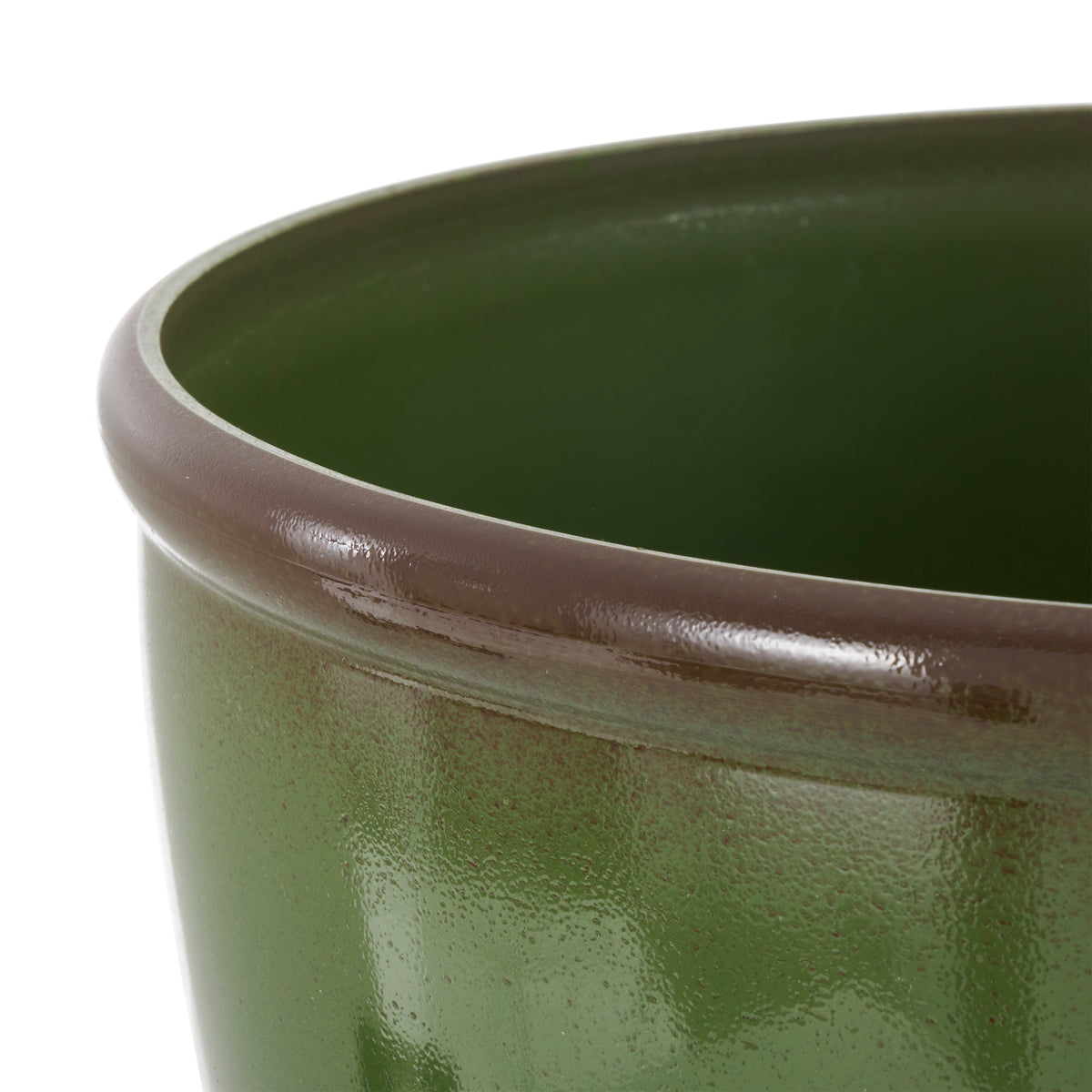 Suncast Seneca 16" Ombre Resin Plant Flower Planter Pot, Green/Blue (Open Box)